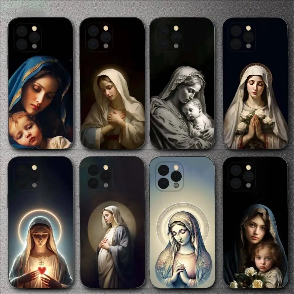 Virgin Maria Mary Phone Case For iPhone 16,15,14,13,12,11,XS,XR,X,8,7,Pro,Max,Plus,mini Silicone Black Cover
Virgin Maria Mary Phone Case For iPhone 16,15,14,13,12,11,XS,XR,X,8,7,Pro,Max,Plus,mini Silicone Black Cover