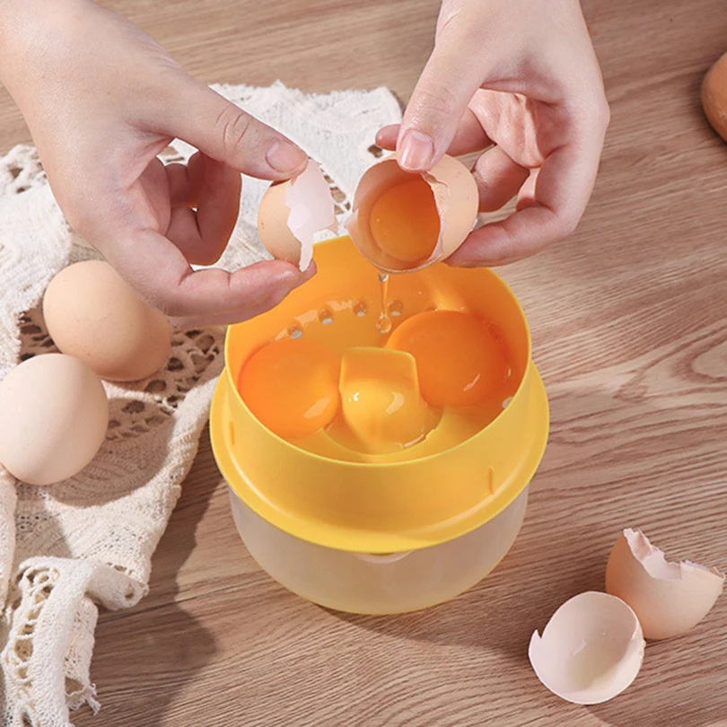 Egg Yolk Separator Egg White Egg Yolk Filter Large Capacity Kitchen Gadgets Egg Separator Baking Tools Kitchen Accessories
Egg Yolk Separator Egg White Egg Yolk Filter Large Capacity Kitchen Gadgets Egg Separator Baking Tools Kitchen Accessories