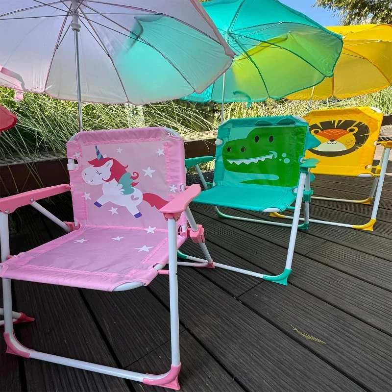 Childrens Beach Camping Chair with Sun Protection Umbrella Sturdy and Comfortable for Outdoor Photography
Childrens Beach Camping Chair with Sun Protection Umbrella Sturdy and Comfortable for Outdoor Photography