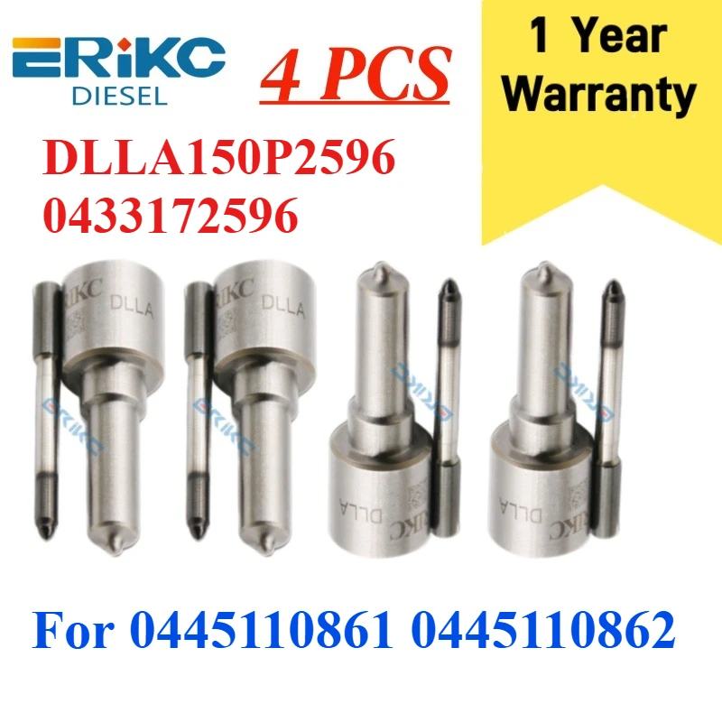ERIKC DLLA150P2596 (DLLA 150P2596) Fuel Atomizer Nozzle DLLA 150P 2596 Nozzle 0433172596 for Fuel Injector 0445110861 0445110862
ERIKC DLLA150P2596 (DLLA 150P2596) Fuel Atomizer Nozzle DLLA 150P 2596 Nozzle 0433172596 for Fuel Injector 0445110861 0445110862