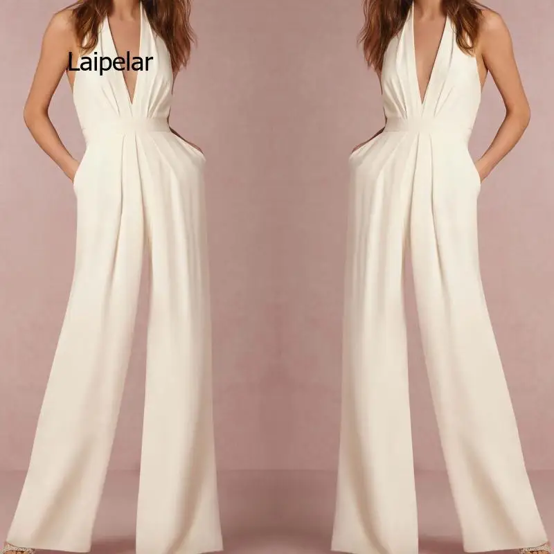 Women Summer Sexy Sleeveless Rompers Casual Overalls Female Bodysuits Loose Party Playsuits Backless Office XXL Jumpsuits
Women Summer Sexy Sleeveless Rompers Casual Overalls Female Bodysuits Loose Party Playsuits Backless Office XXL Jumpsuits