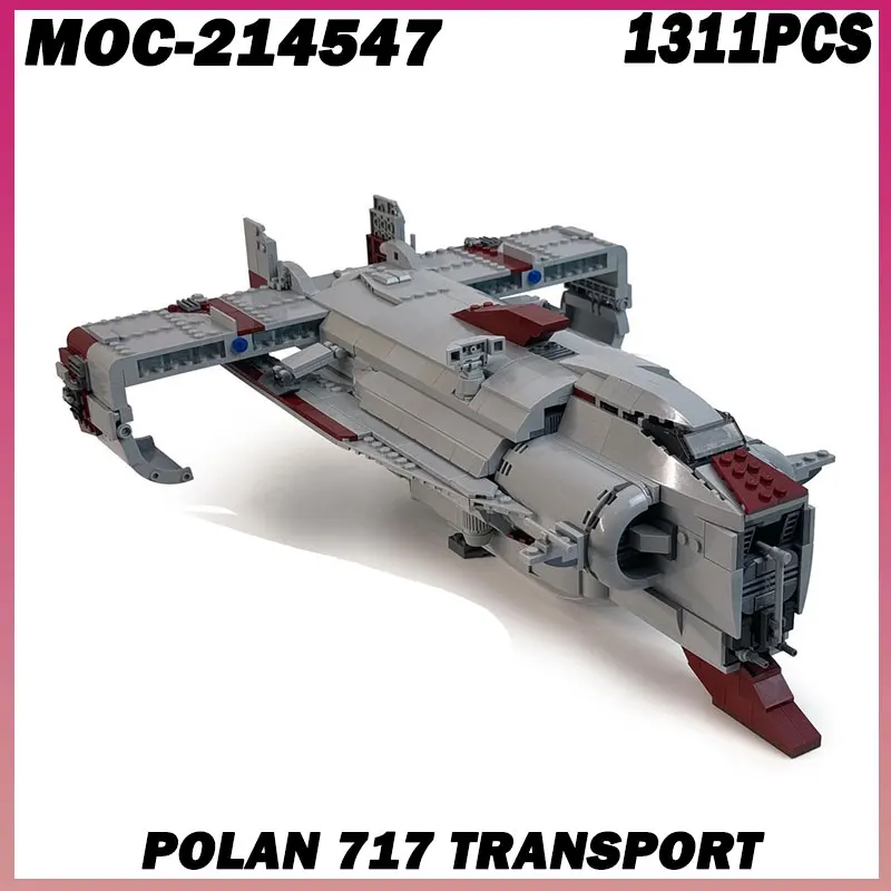 1311PCS MOC-214547 New MOC Space War Republic Space Transporter DIY Creative Building Blocks Gift, Adult High Difficulty
1311PCS MOC-214547 New MOC Space War Republic Space Transporter DIY Creative Building Blocks Gift, Adult High Difficulty