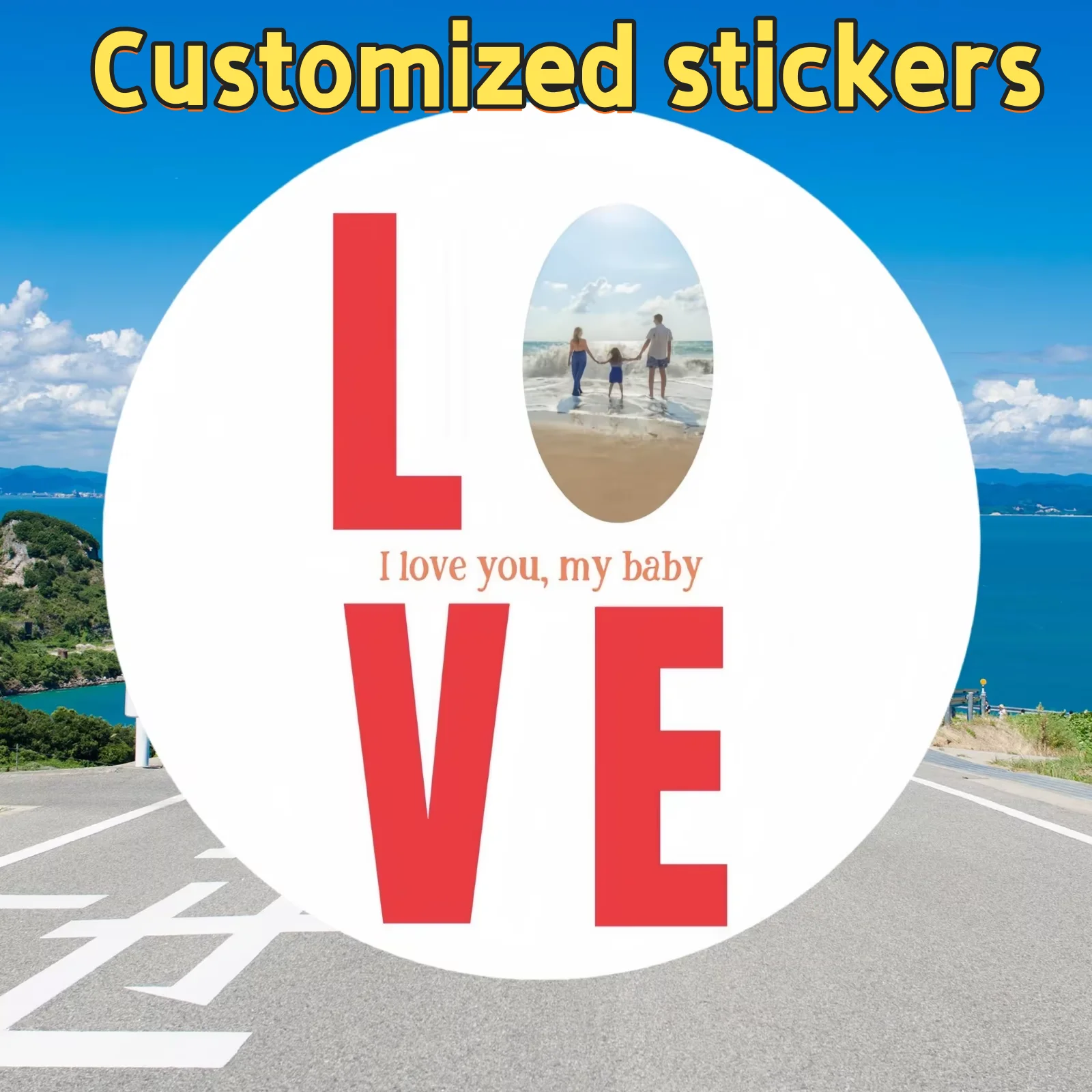 Love Themed Custom round Stickers Personalized Name Photo Labels Romantic Keepsake Gift Wrapping Envelope Decor
Love Themed Custom round Stickers Personalized Name Photo Labels Romantic Keepsake Gift Wrapping Envelope Decor