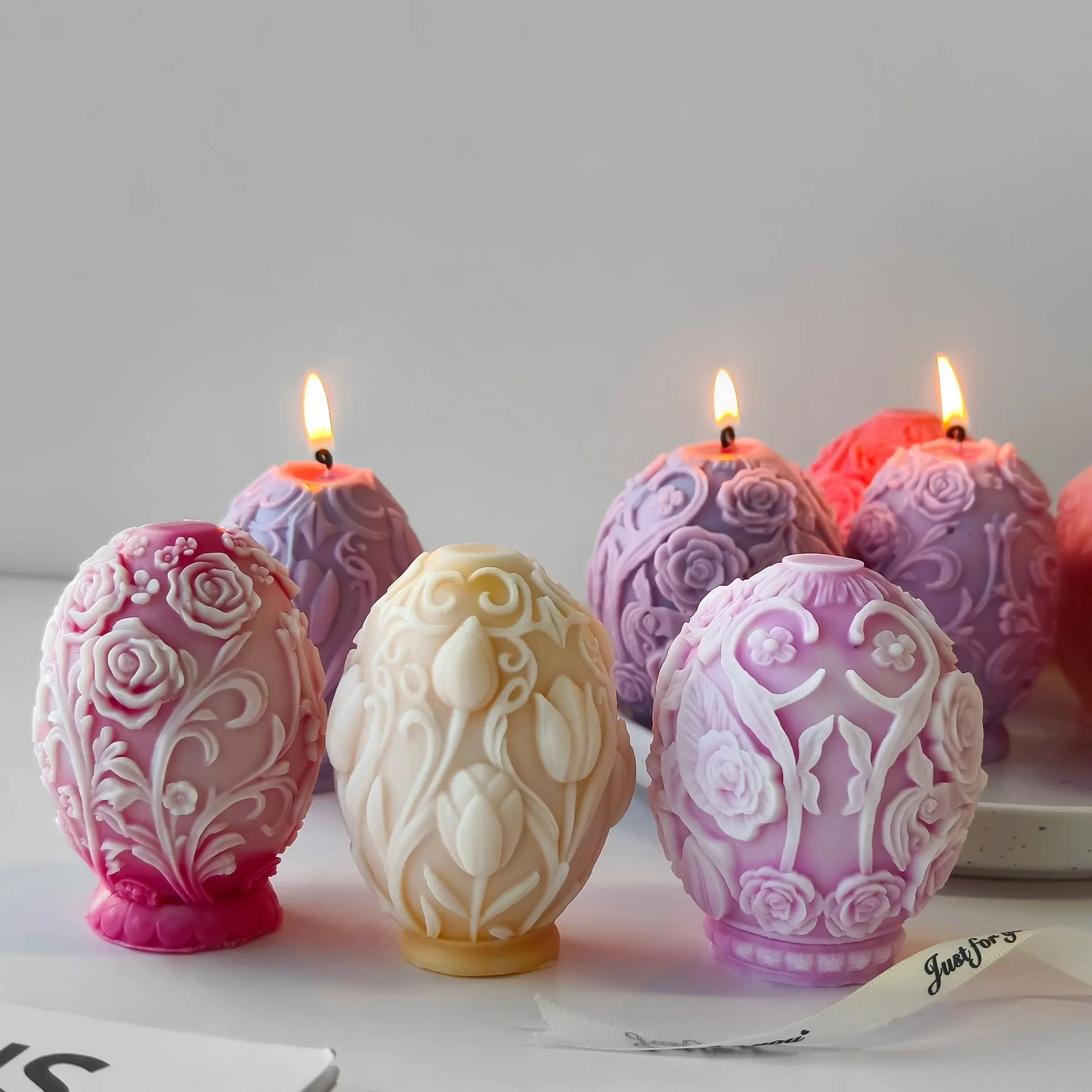 Easter Relief Egg Candle Mold Rose Peony Flower Candle Mould Resin Home Decor DIY Plaster Sculpture Mold
Easter Relief Egg Candle Mold Rose Peony Flower Candle Mould Resin Home Decor DIY Plaster Sculpture Mold