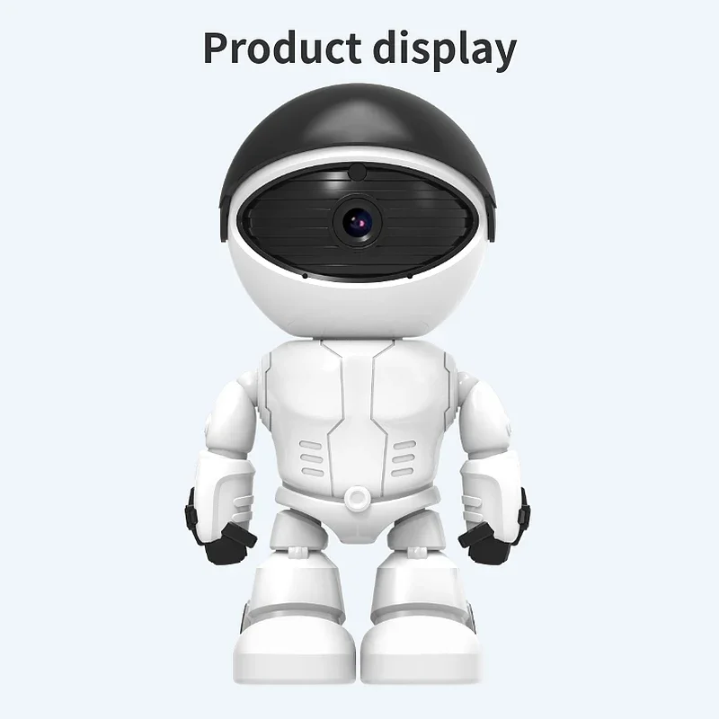 1080P WiFi robot IP camera PTZ, support P2P night vision motion detection, two-way audio home security surveillance camera,
1080P WiFi robot IP camera PTZ, support P2P night vision motion detection, two-way audio home security surveillance camera,