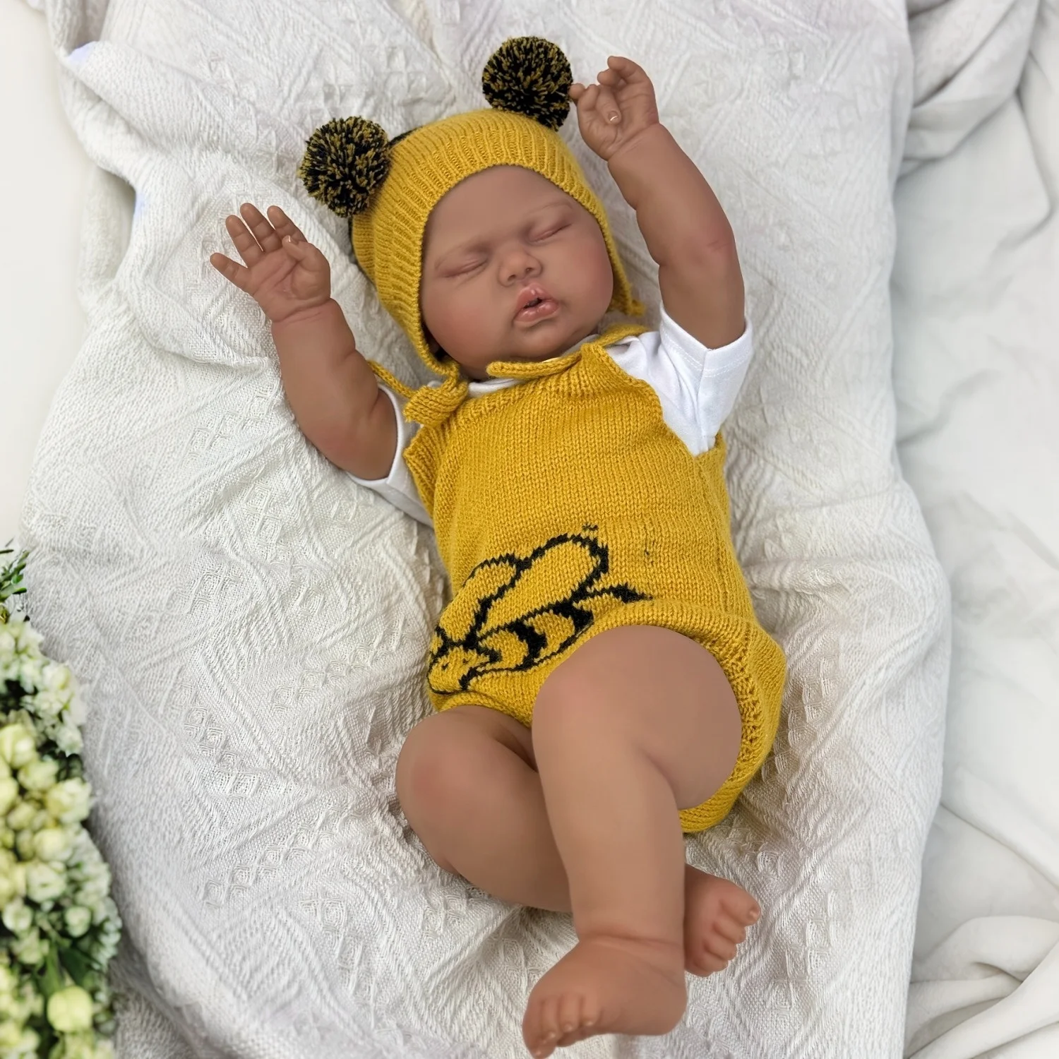 20 Inch 50 CM Asleep Fat Reborn Baby Doll Toy For Girl Vinyl Limbs Cloth Body Lifelike Doll Handmade Birthday Gift Play House
20 Inch 50 CM Asleep Fat Reborn Baby Doll Toy For Girl Vinyl Limbs Cloth Body Lifelike Doll Handmade Birthday Gift Play House