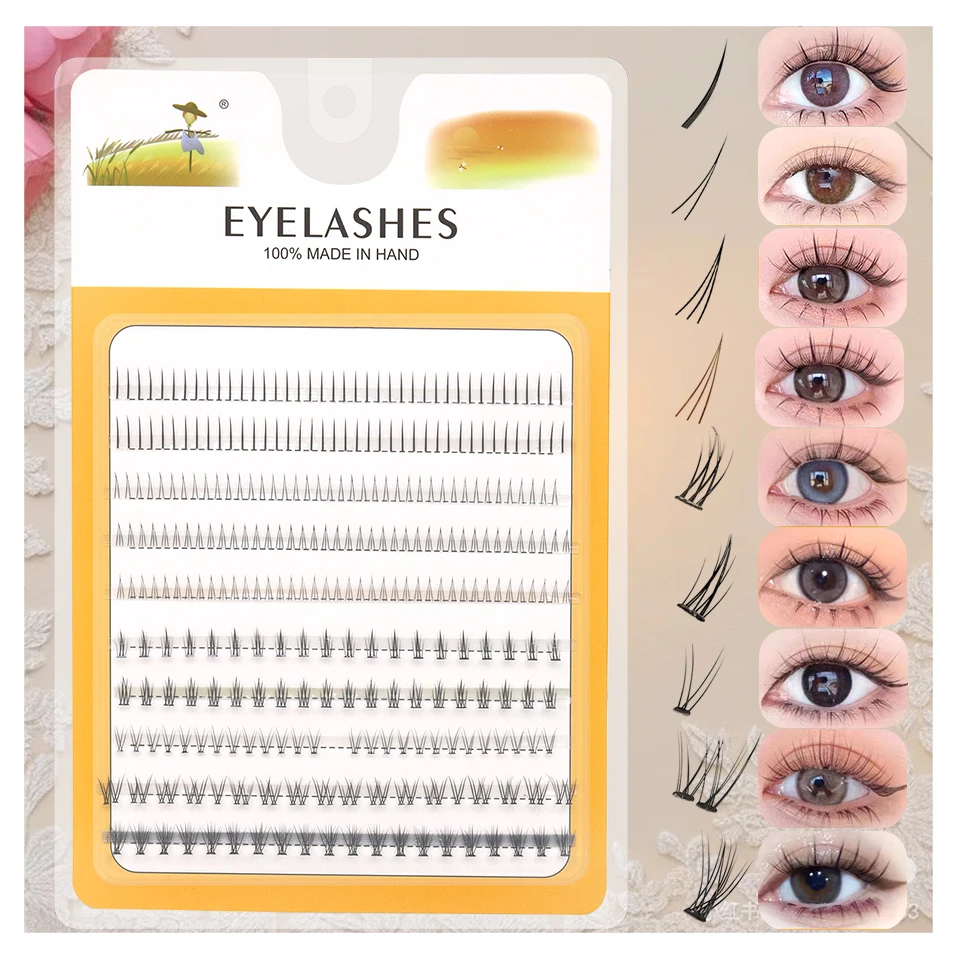 Hot Sales DIY Segmented EyelashesWispy Individual Eyelash Book Natural Fluffy DIY False Cluster Eyelashes Lash Clusters
Hot Sales DIY Segmented EyelashesWispy Individual Eyelash Book Natural Fluffy DIY False Cluster Eyelashes Lash Clusters