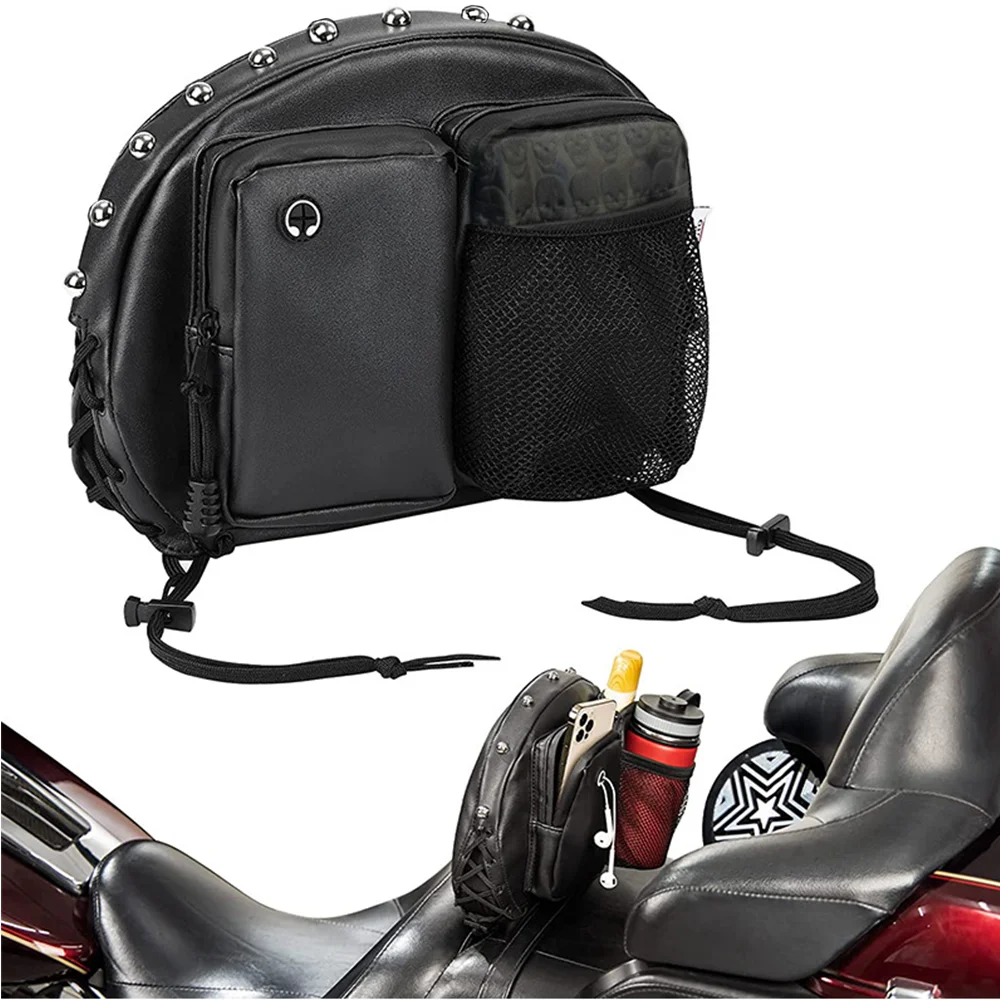 Motorcycle USB Skull Vintage Side Bag Pu Leather Back Seat Tail Bag Fit for Harley
Motorcycle USB Skull Vintage Side Bag Pu Leather Back Seat Tail Bag Fit for Harley