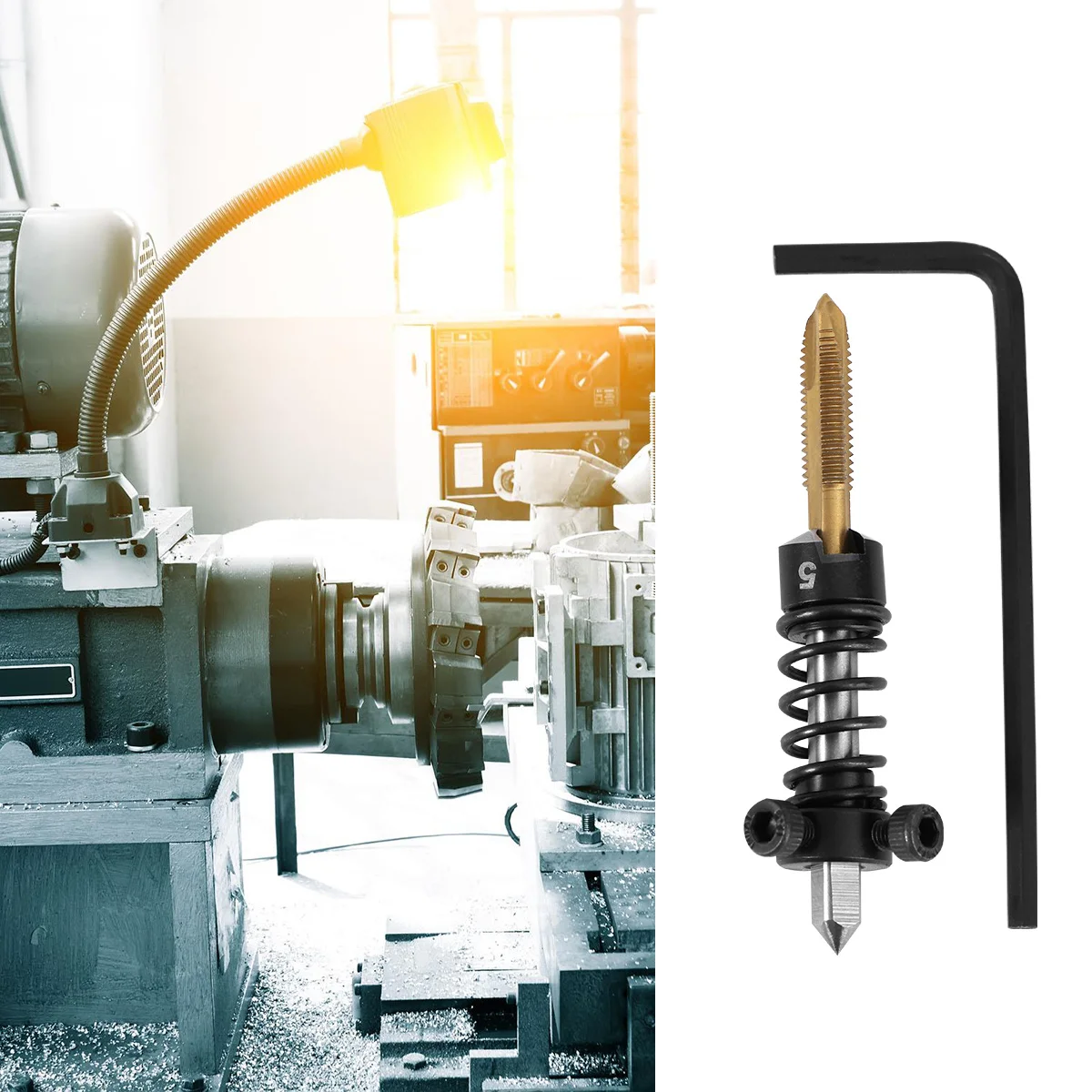 Machine Tap Chamfer Device Black Integrated Tool Tapping Chamfer Save Time Enhance Production Efficiency Chamfering Tool
Machine Tap Chamfer Device Black Integrated Tool Tapping Chamfer Save Time Enhance Production Efficiency Chamfering Tool