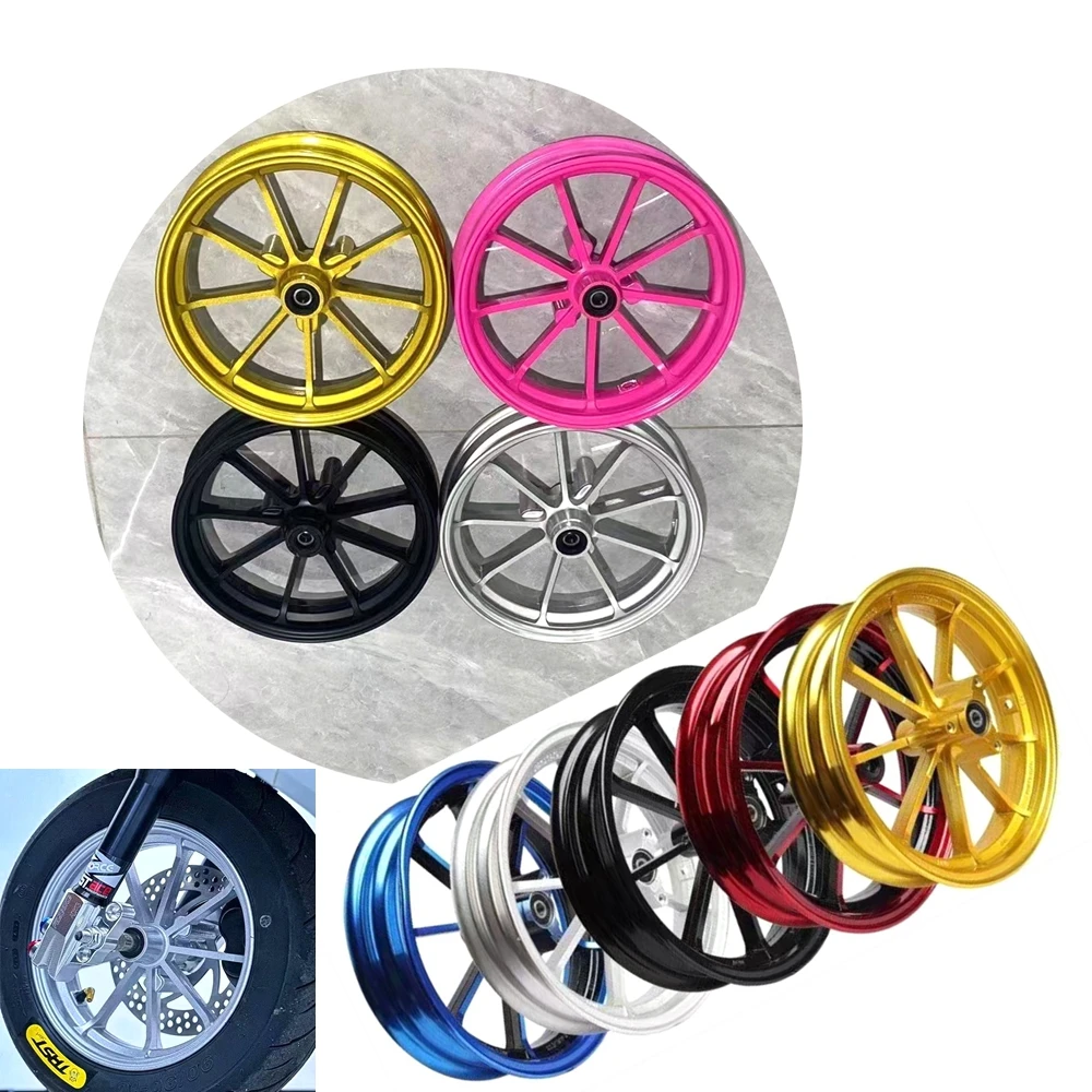 10/12 inch 5.7/7.0cm Hole Pitch Aluminum Wheel hub Motorcycle Front Rim Disc Brake Wheel For BWS RSZ JOG M3 Niu Scooter E-Bike
10/12 inch 5.7/7.0cm Hole Pitch Aluminum Wheel hub Motorcycle Front Rim Disc Brake Wheel For BWS RSZ JOG M3 Niu Scooter E-Bike