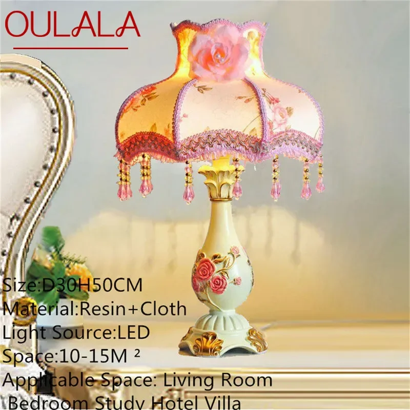 OULALA European Desk Lamp LED Retro Creativity Living Room Bedroom Study Wedding room Villa Hotel Home Decoration Desk Light
OULALA European Desk Lamp LED Retro Creativity Living Room Bedroom Study Wedding room Villa Hotel Home Decoration Desk Light