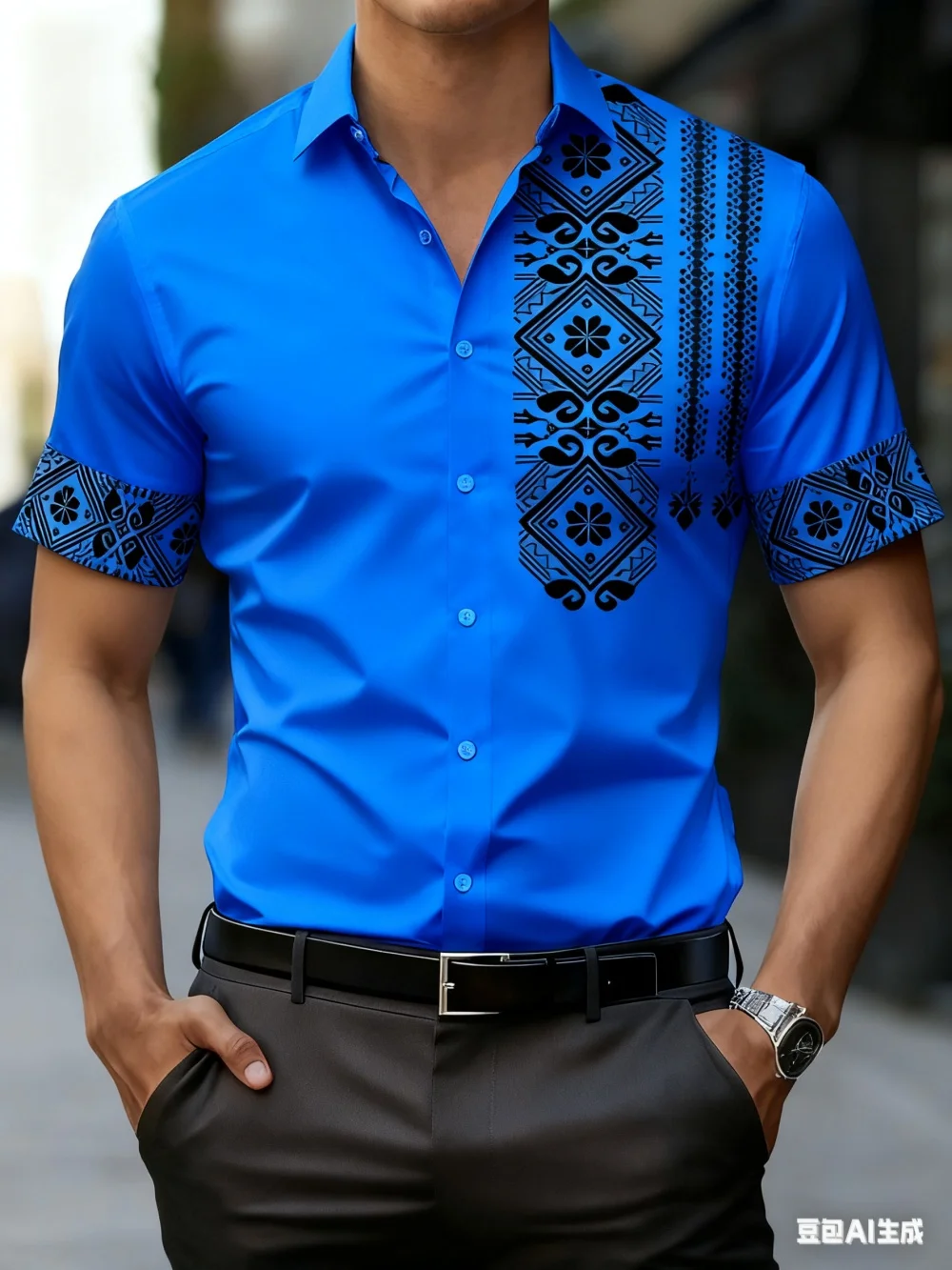 Summer Men's Short Sleeve Shirt 11 Color Printed Lapel Single-Breasted Office Casual Comfortable Outdoor Top
Summer Men's Short Sleeve Shirt 11 Color Printed Lapel Single-Breasted Office Casual Comfortable Outdoor Top