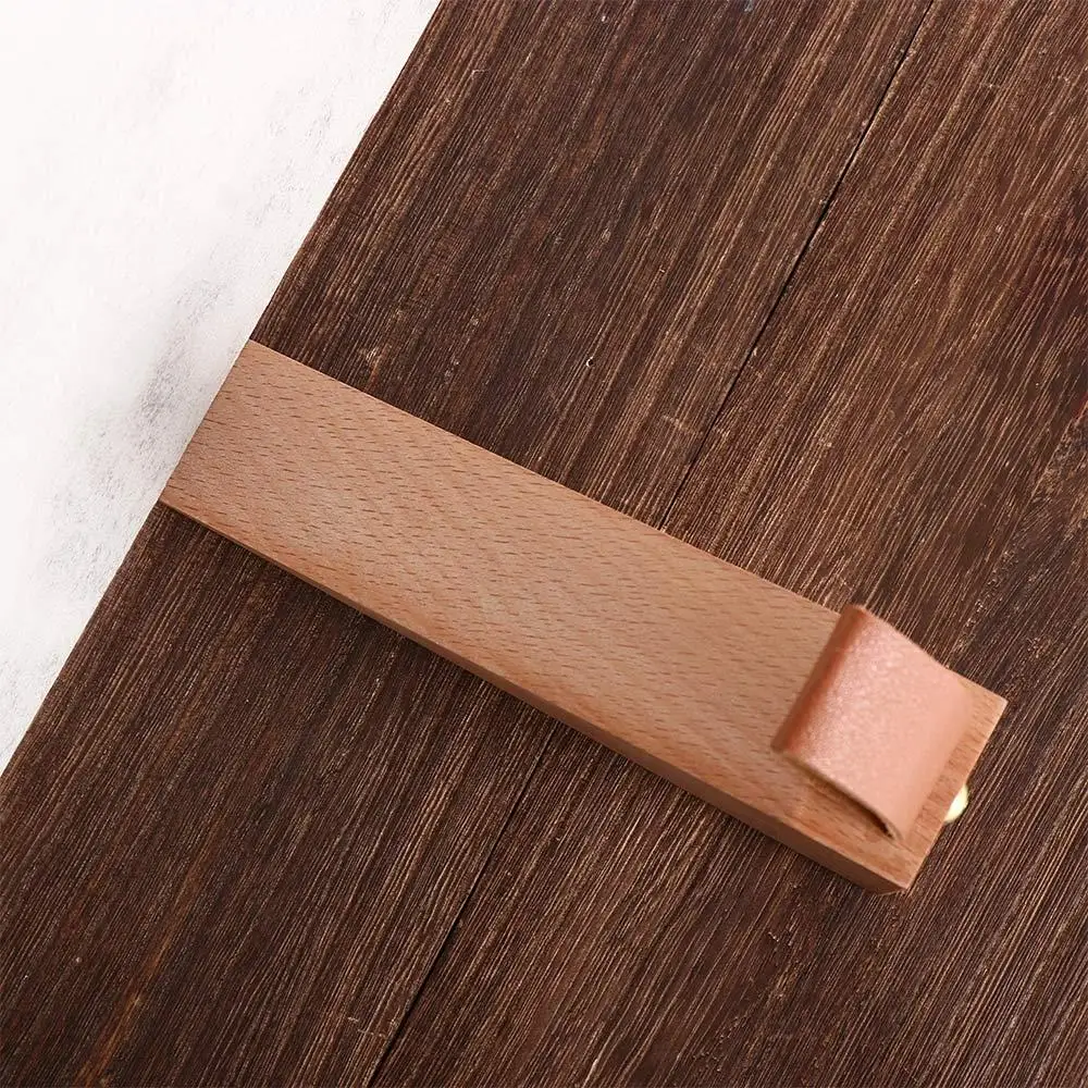 Wood Sturdy Gate Decor Leather Rope Nail-free For Store Dorm Non-Slip Stoper Wall Protector Door Stopper Triangular Wedges
Wood Sturdy Gate Decor Leather Rope Nail-free For Store Dorm Non-Slip Stoper Wall Protector Door Stopper Triangular Wedges