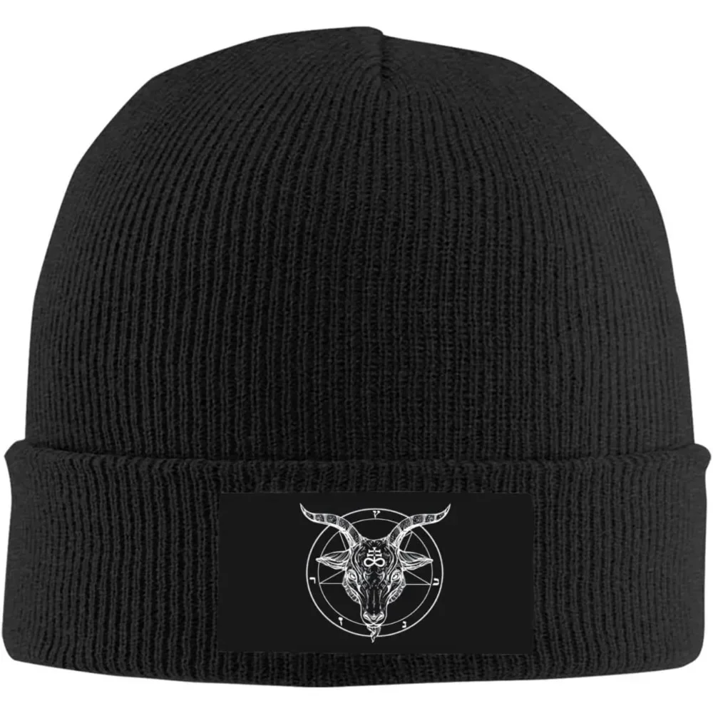 Baphomet Satanist Goat Ram Men's Knit Beanie Hat, Warm and Stylish Winter Cap
Baphomet Satanist Goat Ram Men's Knit Beanie Hat, Warm and Stylish Winter Cap