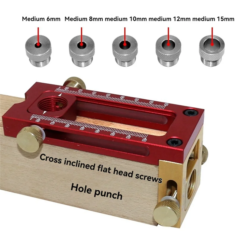 BAAG-2 In 1 Drill Guide Doweling Jig Bed Cabinet Screw Punch Locator Woodworking Hole Drill Bit Set 5-Hole 6/8/10/12/15Mm
BAAG-2 In 1 Drill Guide Doweling Jig Bed Cabinet Screw Punch Locator Woodworking Hole Drill Bit Set 5-Hole 6/8/10/12/15Mm