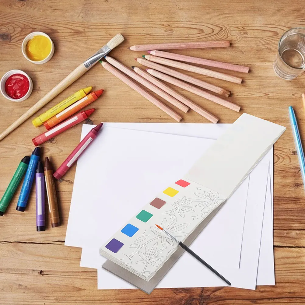 2 Books Watercolor Coloring Note Pad Kids Pigment Paper Sketch Workbook Drawing Paint Safe Toddler Art Craft Painting
2 Books Watercolor Coloring Note Pad Kids Pigment Paper Sketch Workbook Drawing Paint Safe Toddler Art Craft Painting