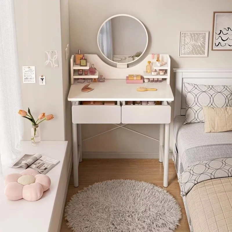 Bedroom White Dressing Table Storage Cabinet Small Women Dressing Table Modern Bedside Mesa De Maquillaje Postmodern Furniture
Bedroom White Dressing Table Storage Cabinet Small Women Dressing Table Modern Bedside Mesa De Maquillaje Postmodern Furniture