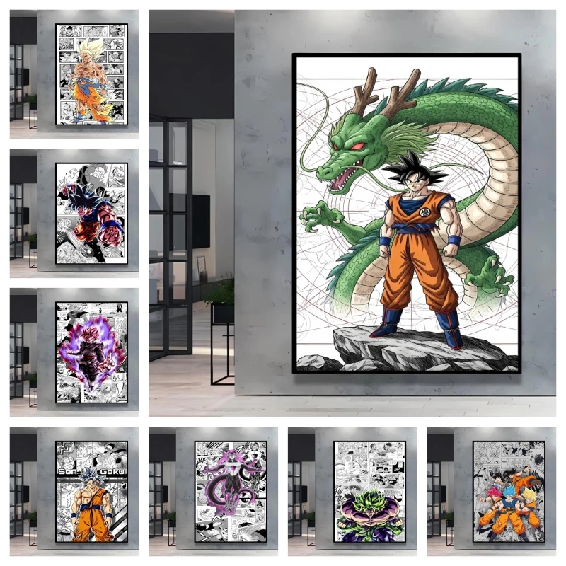 Canvas Printing Dragon Ball Paintings Goku Decorative Pictures Waterproof Poster Living Room Birthday Gifts Hanging Pictures
Canvas Printing Dragon Ball Paintings Goku Decorative Pictures Waterproof Poster Living Room Birthday Gifts Hanging Pictures