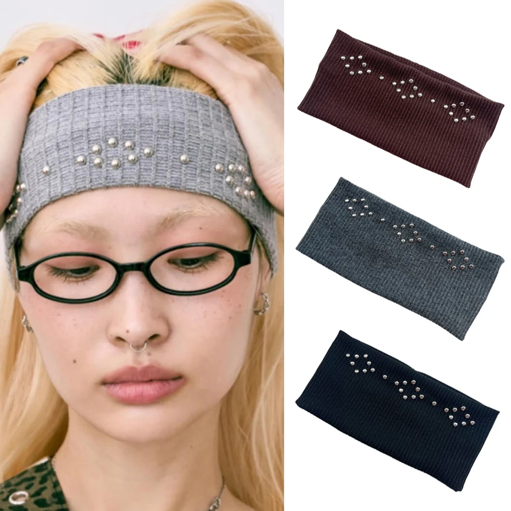 Женские аксессуары для волос: высокоэластичные широкие резинки для волос, однотонные и в полоску, с заклепками, вязаные, в стиле хип-хоп
Женские аксессуары для волос: высокоэластичные широкие резинки для волос, однотонные и в полоску, с заклепками, вязаные, в стиле хип-хоп