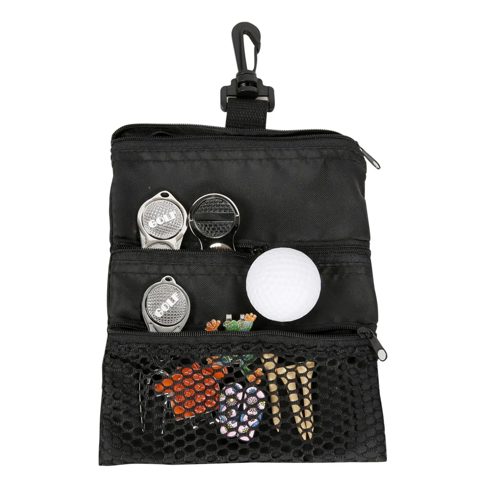 Golf Ball Holder Waist Bag Lightweight Mini Pouch Organizer with Clip for Outdoor Golf Sport Accessories
Golf Ball Holder Waist Bag Lightweight Mini Pouch Organizer with Clip for Outdoor Golf Sport Accessories