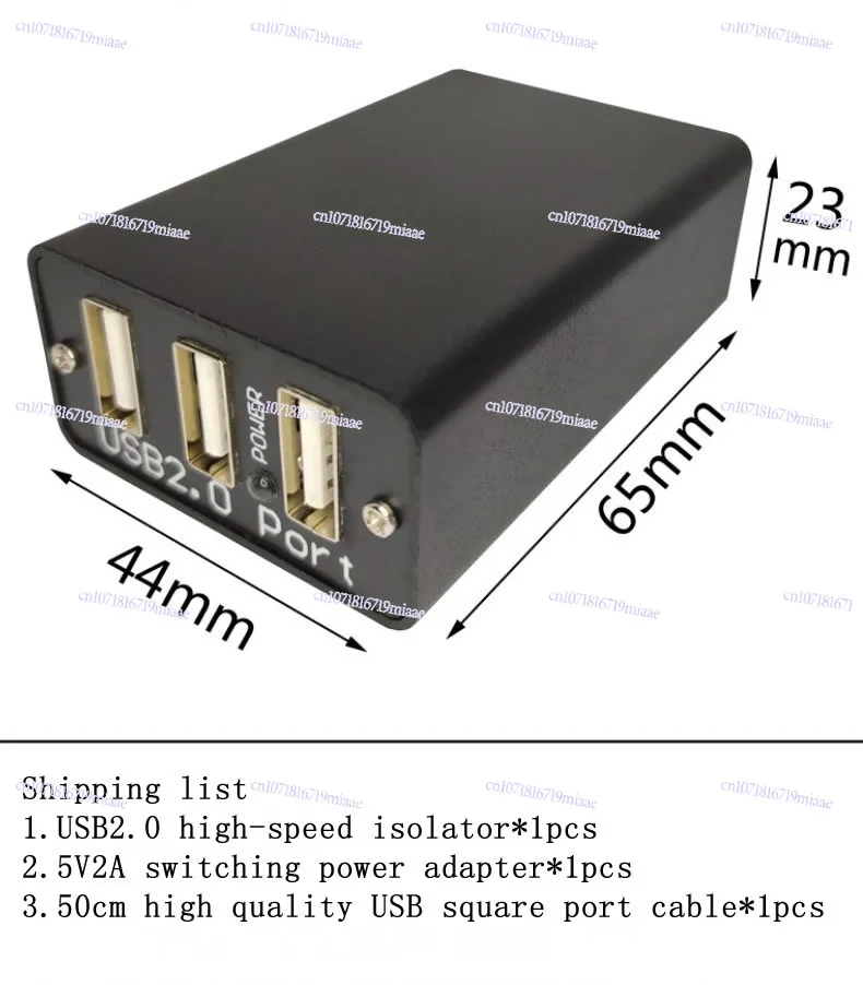 USB2.0 High-speed Isolator 480M Eliminates Decoder DAC Common Ground Current Acoustic Isolation Protection USB External Power
USB2.0 High-speed Isolator 480M Eliminates Decoder DAC Common Ground Current Acoustic Isolation Protection USB External Power
