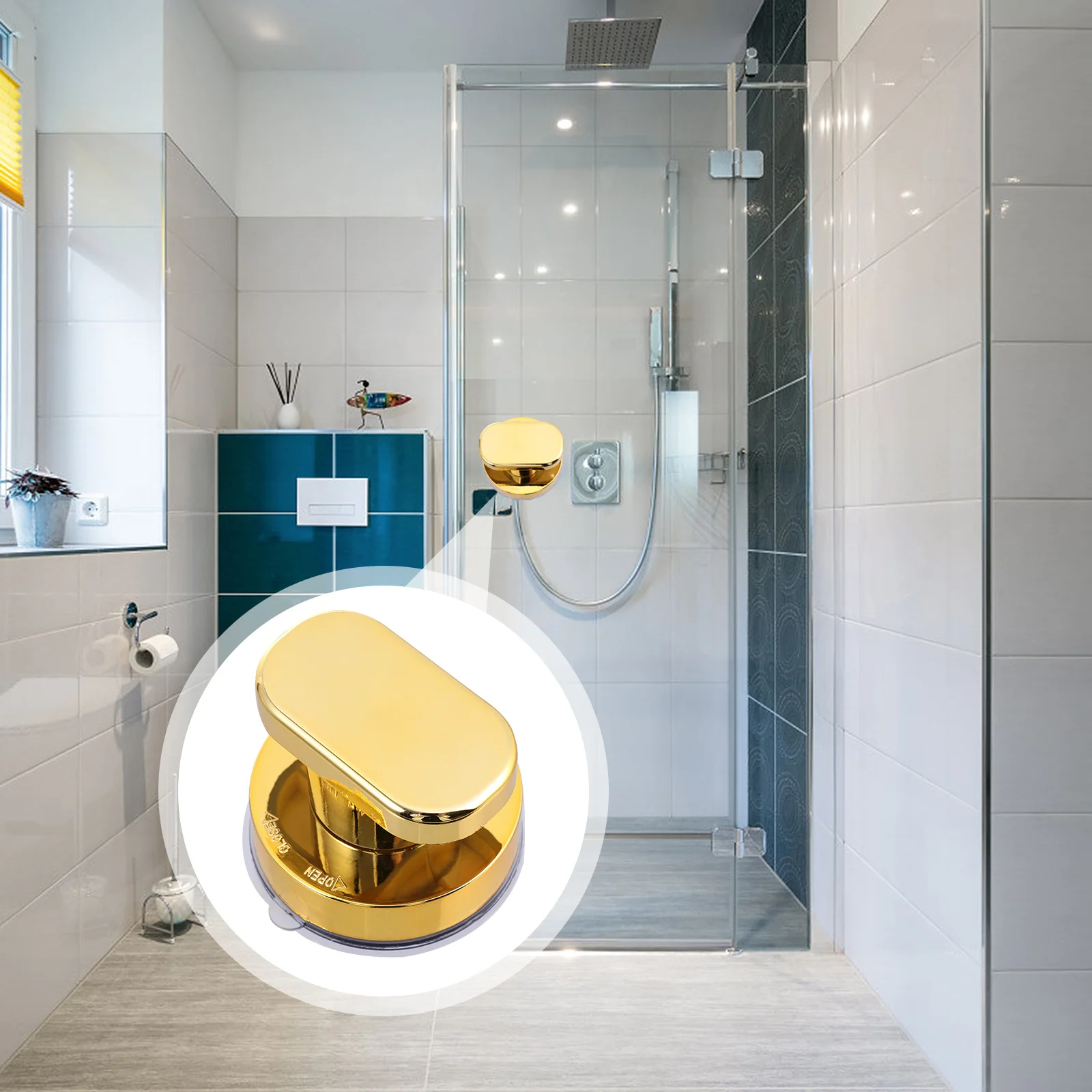 1pc Suction Cup Handle Reusable Strong Adhesion Safety Grab Bar For Bathroom Glass Door Refrigerator Cabinet Elderly
1pc Suction Cup Handle Reusable Strong Adhesion Safety Grab Bar For Bathroom Glass Door Refrigerator Cabinet Elderly