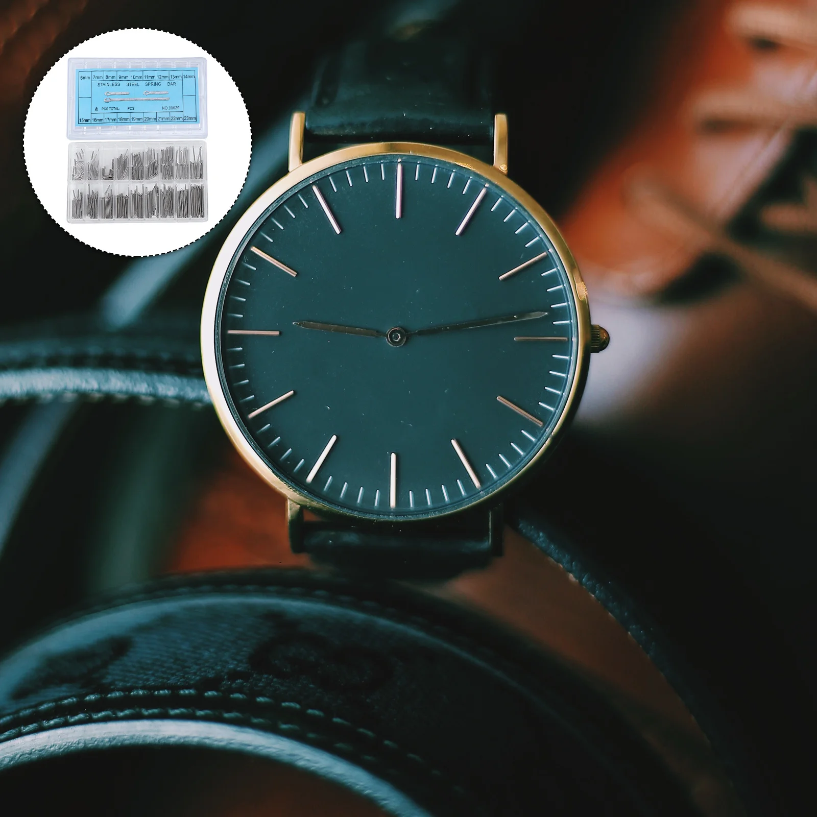 360Pcs 18 Sizes 6mm-23mm Stainless Steel Watch Band Link Cotter Silver Spring Bars for Watches Watch Band Spring Bars
360Pcs 18 Sizes 6mm-23mm Stainless Steel Watch Band Link Cotter Silver Spring Bars for Watches Watch Band Spring Bars