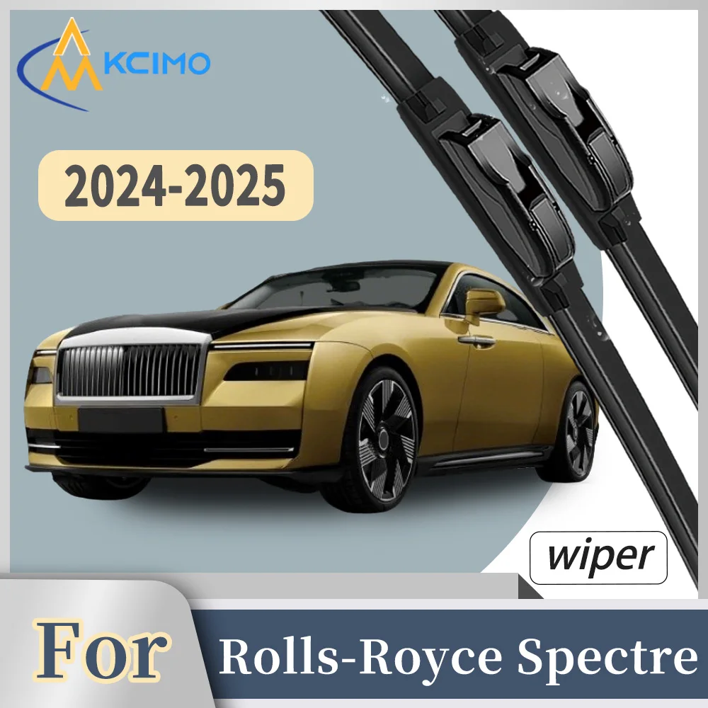 Premium Rubber Front Windscreen Wiper Blades For Rolls-Royce Spectre 2024-2025 Smooth Wiping Waterproof Windshield Kit 2Pcs
Premium Rubber Front Windscreen Wiper Blades For Rolls-Royce Spectre 2024-2025 Smooth Wiping Waterproof Windshield Kit 2Pcs