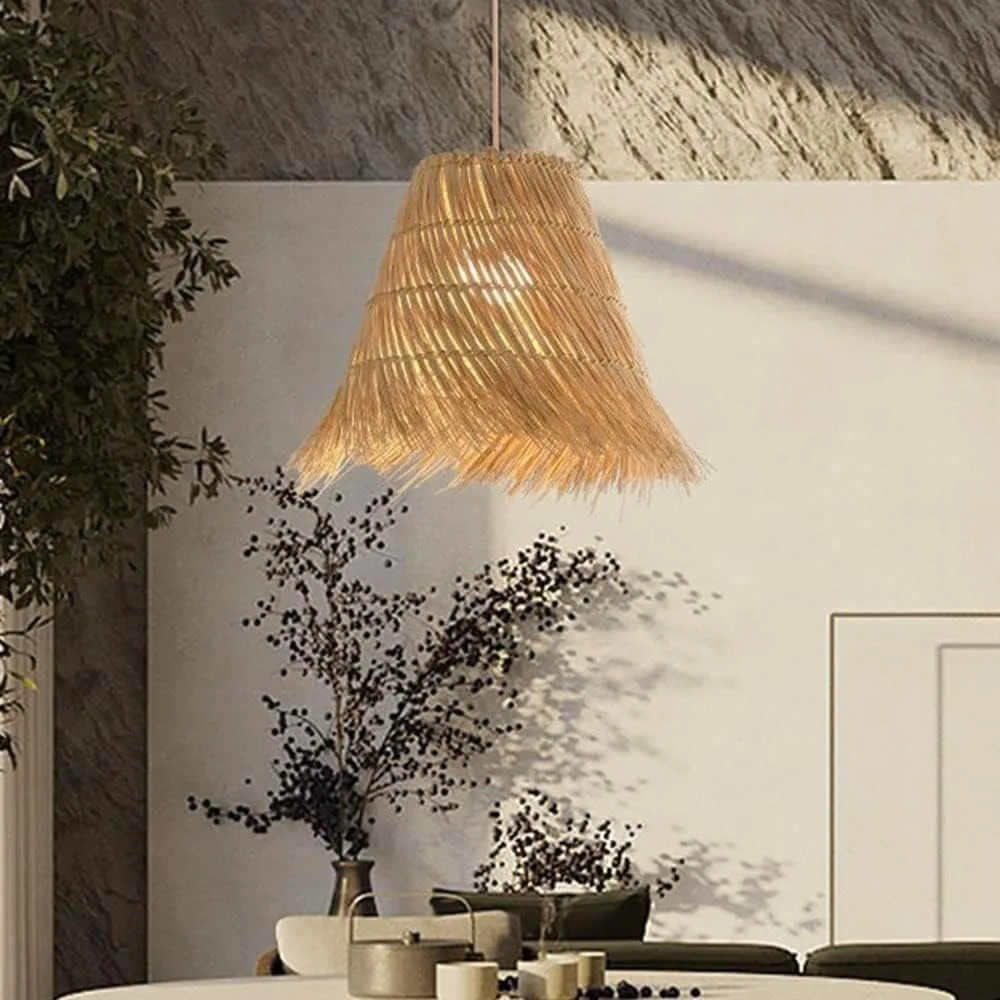 Mediterranean Style pendant Lamps 50cm Rattan Hanging Lights Pastoral E27 Suspension Lamp Shade for Living Room Bedroom Kitchen
Mediterranean Style pendant Lamps 50cm Rattan Hanging Lights Pastoral E27 Suspension Lamp Shade for Living Room Bedroom Kitchen