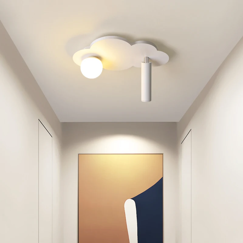 2023 Simple White Cloud Corridor Cloakroom LED Ceiling Light Iron Art Ceiling Lamp with Spot Light
2023 Simple White Cloud Corridor Cloakroom LED Ceiling Light Iron Art Ceiling Lamp with Spot Light
