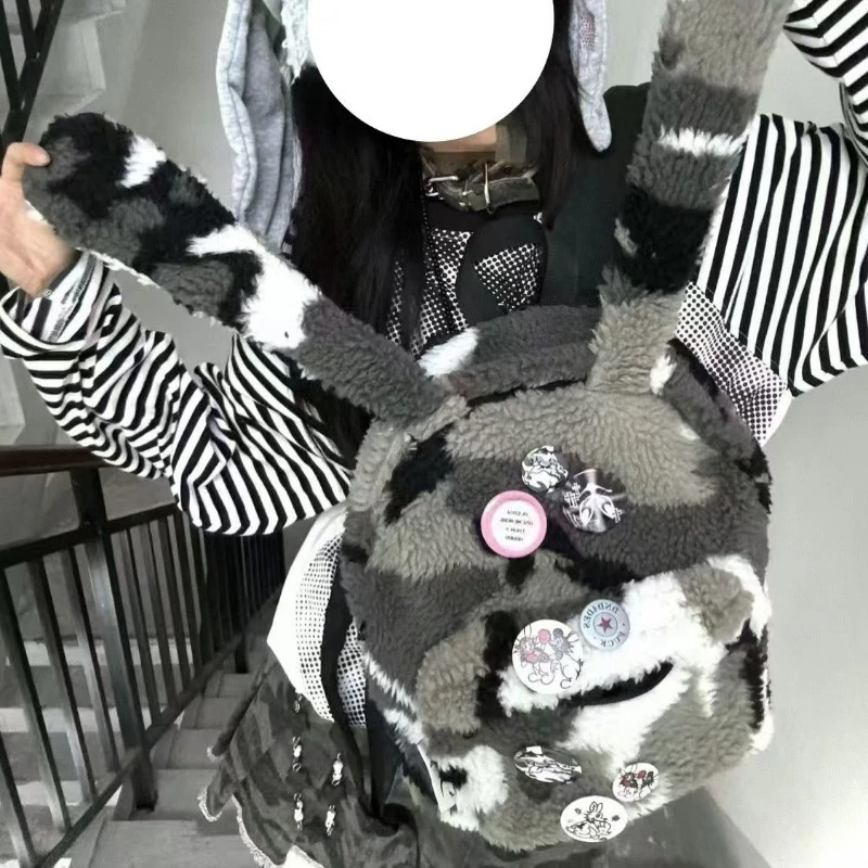 BOMO Cute Rabbit Rucksack Women Fashion Fluffy Kawaii Ladies Bags High Capacity Fine Workmanship Versatile Womens Backpacks
BOMO Cute Rabbit Rucksack Women Fashion Fluffy Kawaii Ladies Bags High Capacity Fine Workmanship Versatile Womens Backpacks