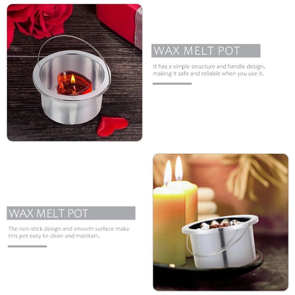 2pcs Wax Melting Machine Inner Pot Stainless Steel Aluminum Bowl Heater Pots for Making Waxing Liners Nonstick Easy Clean 
2pcs Wax Melting Machine Inner Pot Stainless Steel Aluminum Bowl Heater Pots for Making Waxing Liners Nonstick Easy Clean
