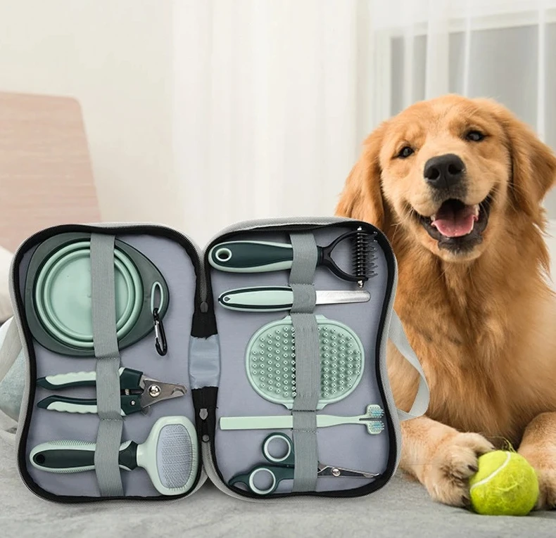 Dog and Cat Beauty Comb Set 8-in-1 Pet Cleaning Brush Tool Set Pet Multi functional Cleaning Set
Dog and Cat Beauty Comb Set 8-in-1 Pet Cleaning Brush Tool Set Pet Multi functional Cleaning Set