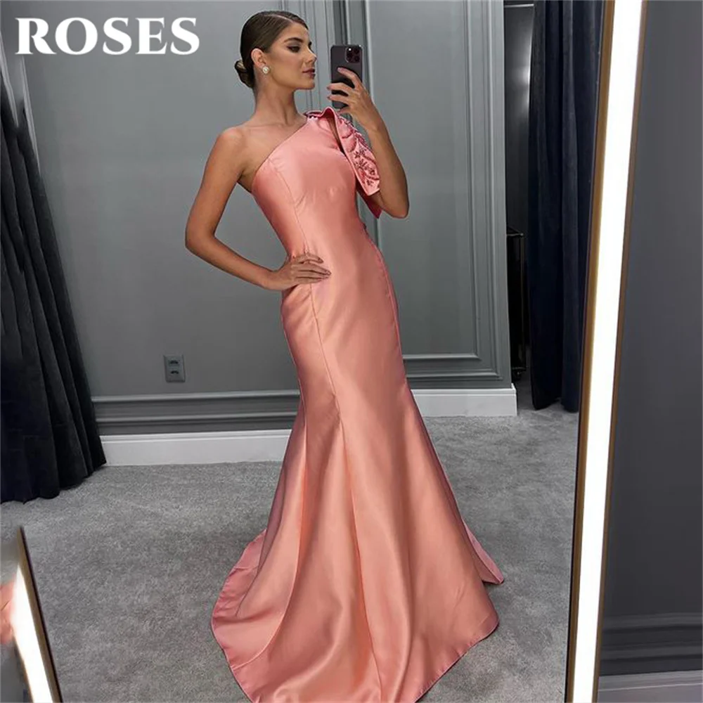 ROSES Pink Blush Evening Dresses Gowns One Shoulder Prom Dress Gowns Mermaid Sexy Stain Party Dresses Gowns Celebrity Dresses
ROSES Pink Blush Evening Dresses Gowns One Shoulder Prom Dress Gowns Mermaid Sexy Stain Party Dresses Gowns Celebrity Dresses