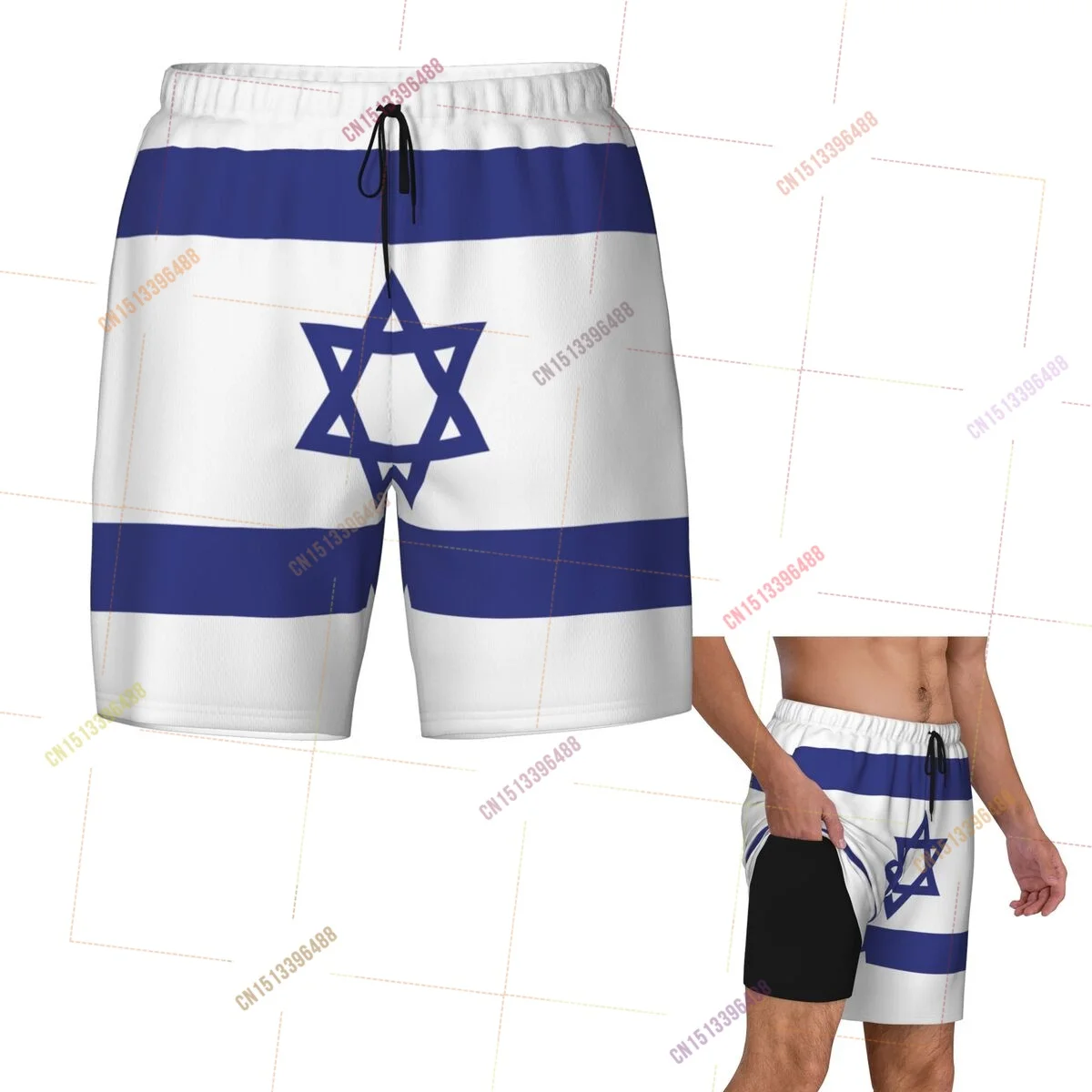 2026 Israel Flag Top Print 3D Mens Swimming Trunks Hawaiian Bathing Beach 2 in 1 Quick-Dry Summer Swim Shorts With Pockets
2026 Israel Flag Top Print 3D Mens Swimming Trunks Hawaiian Bathing Beach 2 in 1 Quick-Dry Summer Swim Shorts With Pockets
