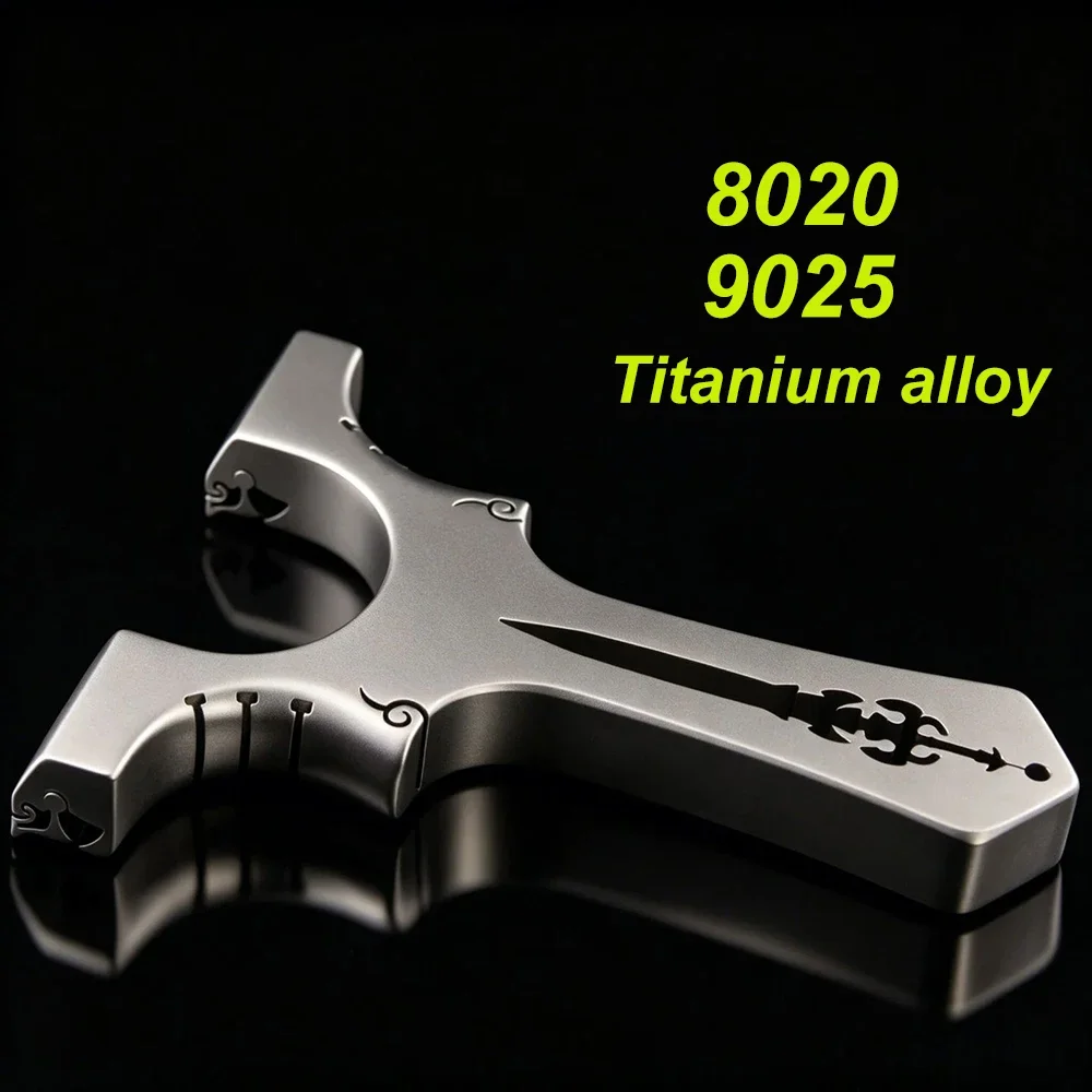 8020/9025 Titanium Alloy Dragon Tooth Slingshot High Quality Professional Competitive Shooting Slingshot High Power Hunting
8020/9025 Titanium Alloy Dragon Tooth Slingshot High Quality Professional Competitive Shooting Slingshot High Power Hunting
