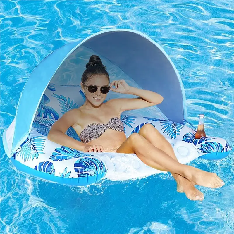 【SPECIAL】Inflatable Pool Floats With Canopy, Summer Beach Party For Adults, Includes Cup Holders
【SPECIAL】Inflatable Pool Floats With Canopy, Summer Beach Party For Adults, Includes Cup Holders