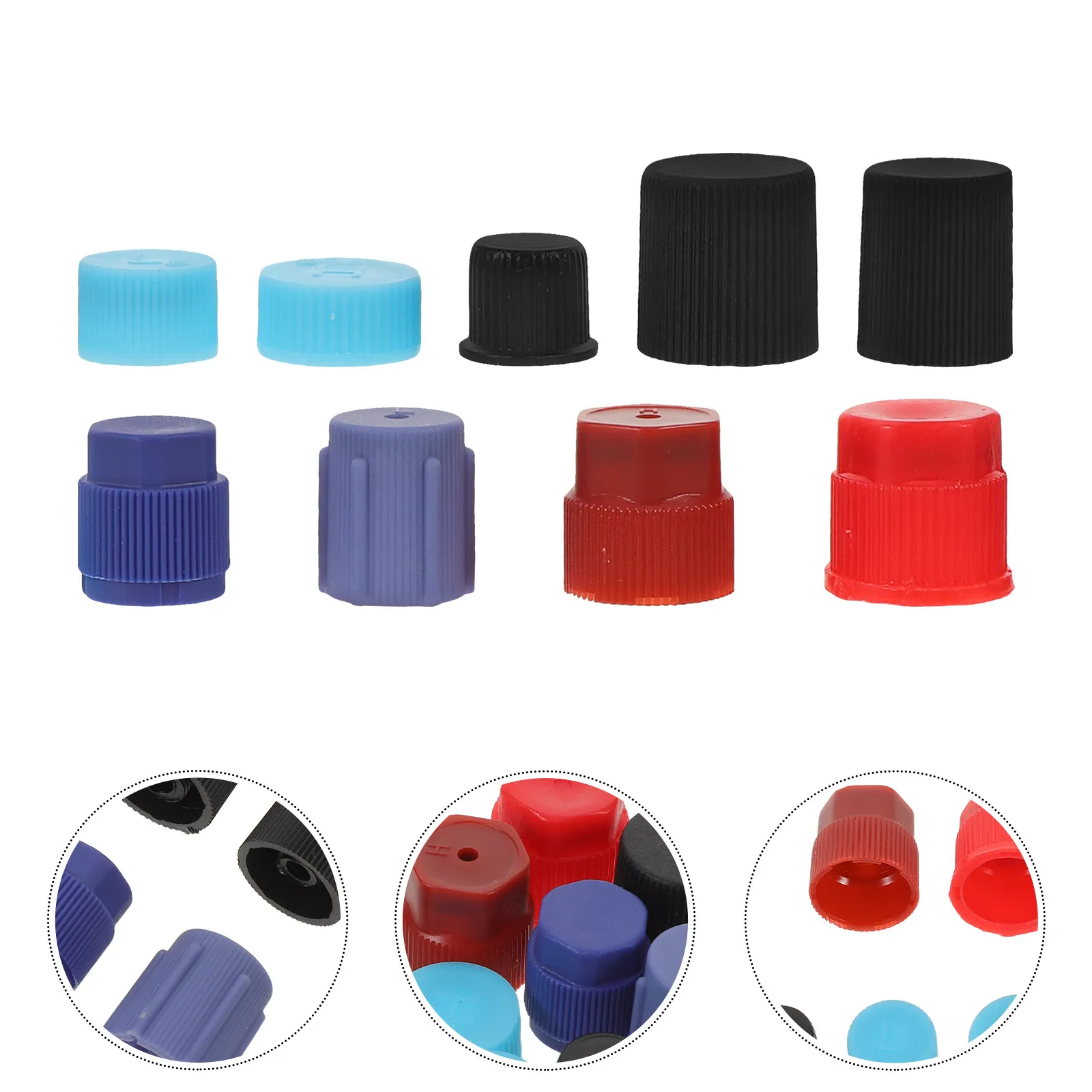 45Pcs Automotive Ac Valve Caps Plastic Replacement Covers Car Air Conditioning System Dust Protection Seal Kits
45Pcs Automotive Ac Valve Caps Plastic Replacement Covers Car Air Conditioning System Dust Protection Seal Kits