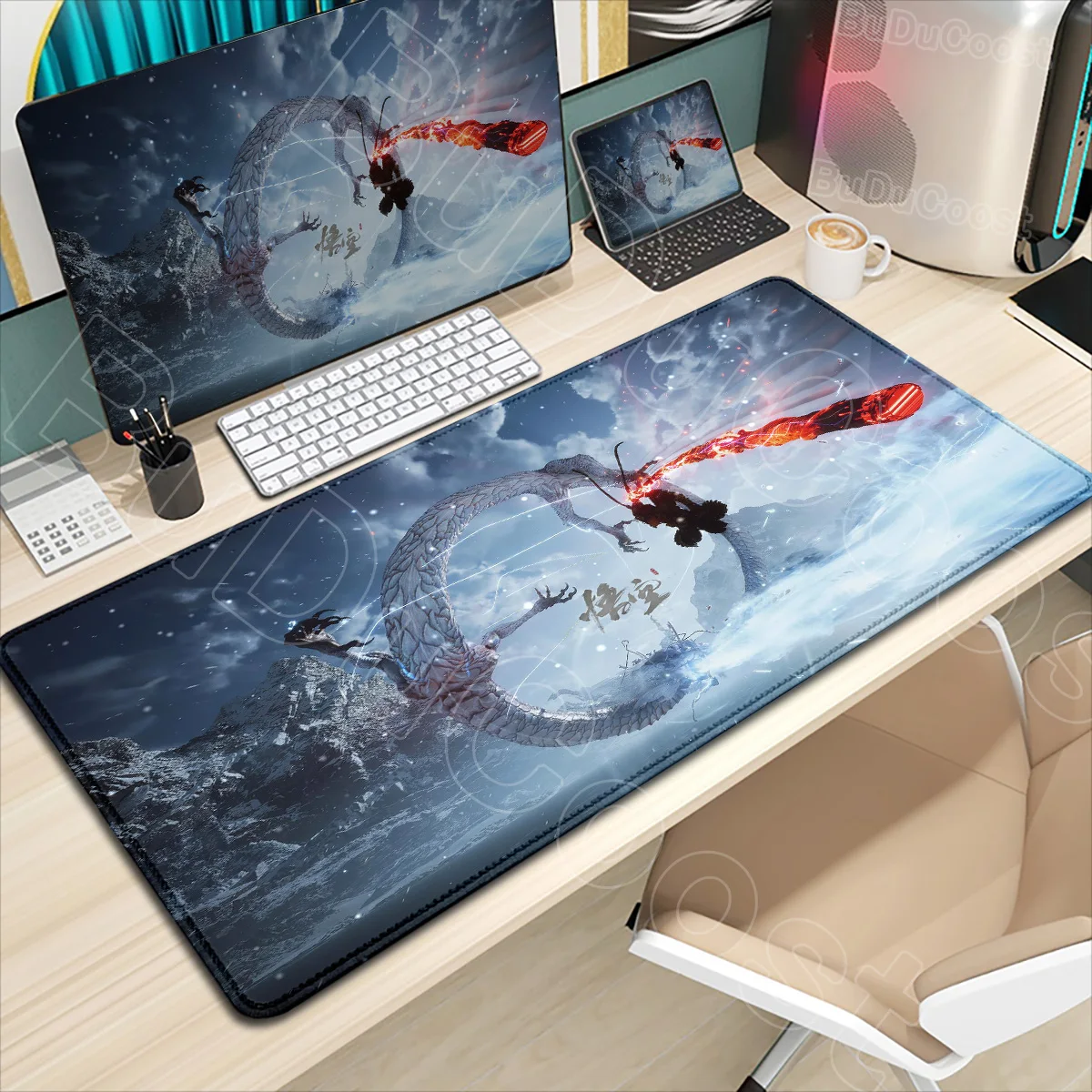 HD Print Cool Black Myth Wukong Gaming Mouse Pad Laptop Pc Gamer Mat Non-Slip Rubber Edge Locking Mousepad Notebook Keyboard Mat
HD Print Cool Black Myth Wukong Gaming Mouse Pad Laptop Pc Gamer Mat Non-Slip Rubber Edge Locking Mousepad Notebook Keyboard Mat