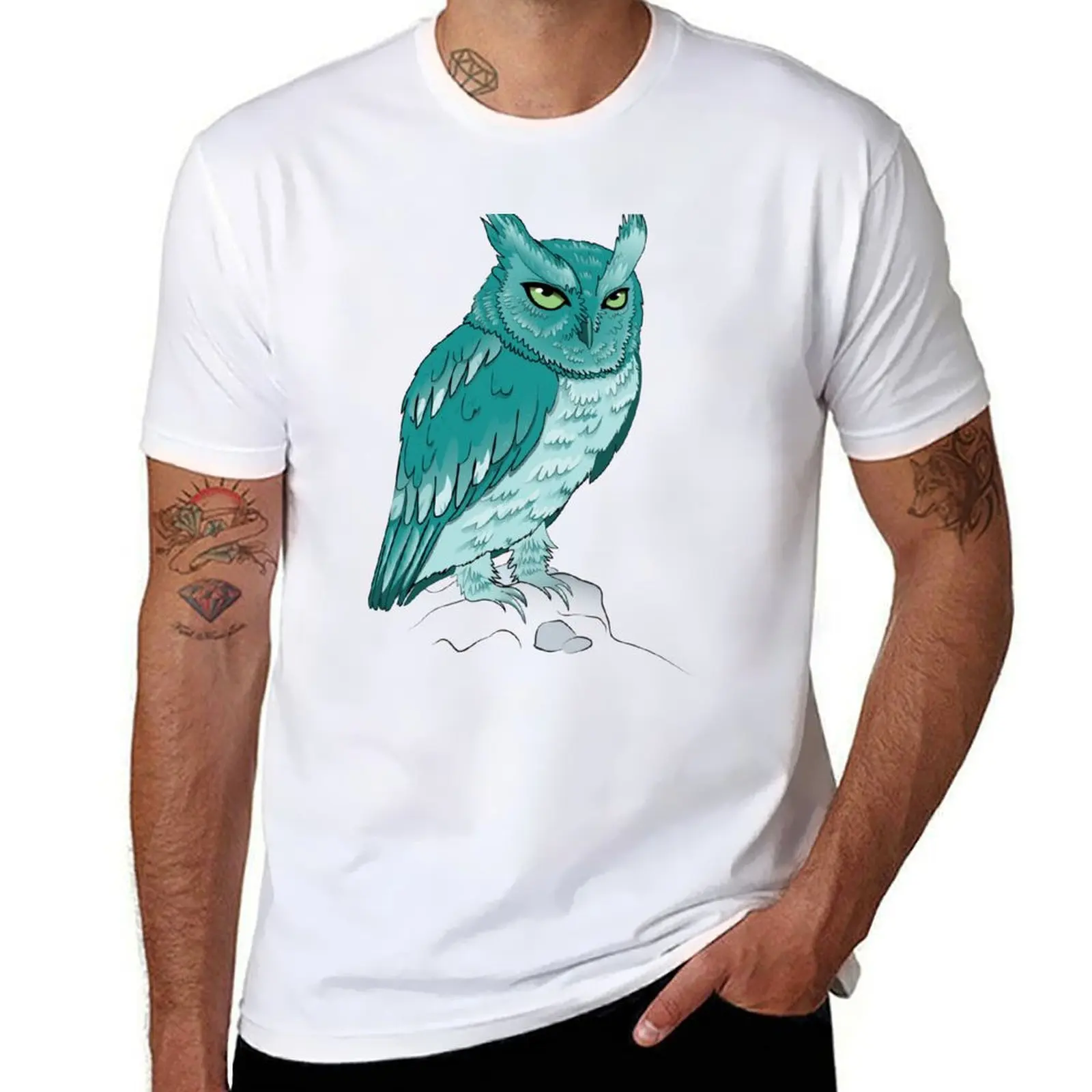 Teal Owl T-Shirt graphic t shirts for man man t shirt graphic T-Shirt
Teal Owl T-Shirt graphic t shirts for man man t shirt graphic T-Shirt