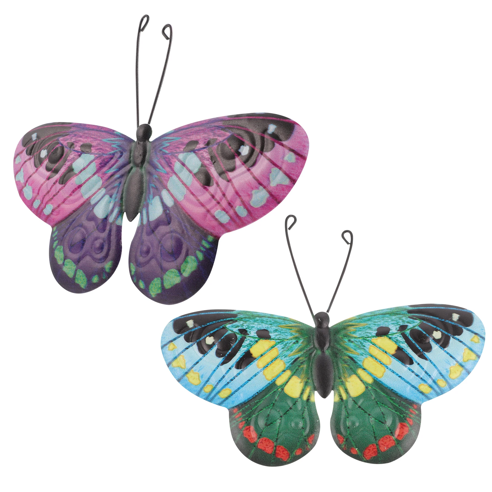 2pcs Iron Decorations Vintage Metal Wall Art for Garden Yard Vintage Iron Butterflies Decor Balcony Home Miniature Models
2pcs Iron Decorations Vintage Metal Wall Art for Garden Yard Vintage Iron Butterflies Decor Balcony Home Miniature Models