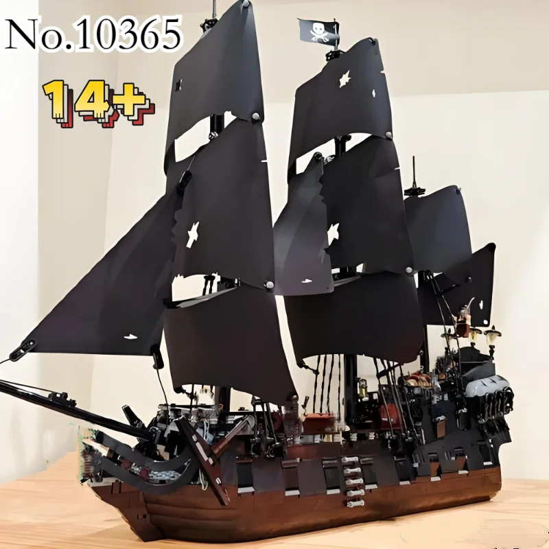 New 2862pcs Caribbean Sea Corsair Series Jack Sparrow Captain Pirate Ship Sailboat 10365 Building Block Model Toy Birthday Gift
New 2862pcs Caribbean Sea Corsair Series Jack Sparrow Captain Pirate Ship Sailboat 10365 Building Block Model Toy Birthday Gift