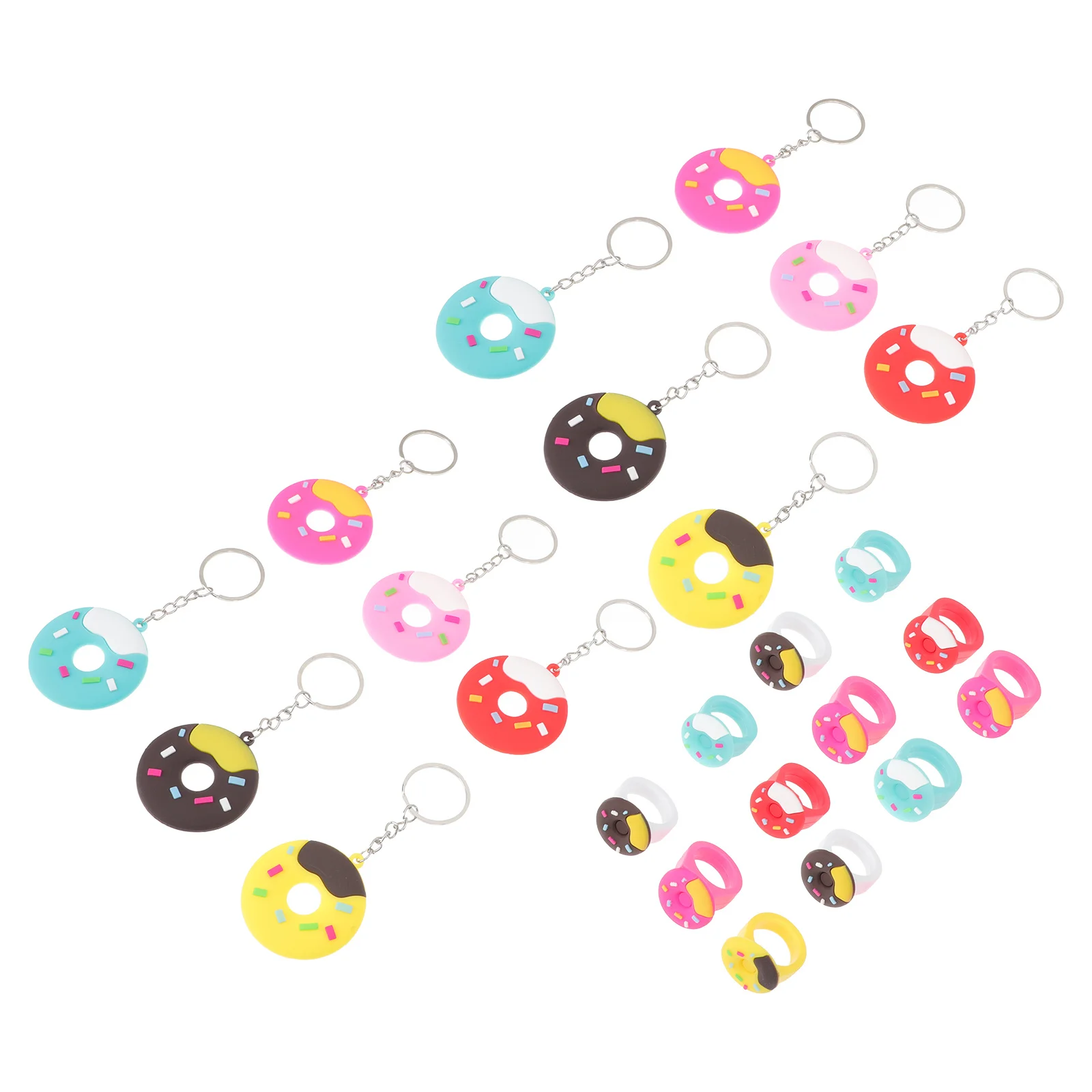 24Pcs Donut Party Favors Keychains Rings for Kids Birthday Halloween Christmas Party Supplies Donut Decorations
24Pcs Donut Party Favors Keychains Rings for Kids Birthday Halloween Christmas Party Supplies Donut Decorations