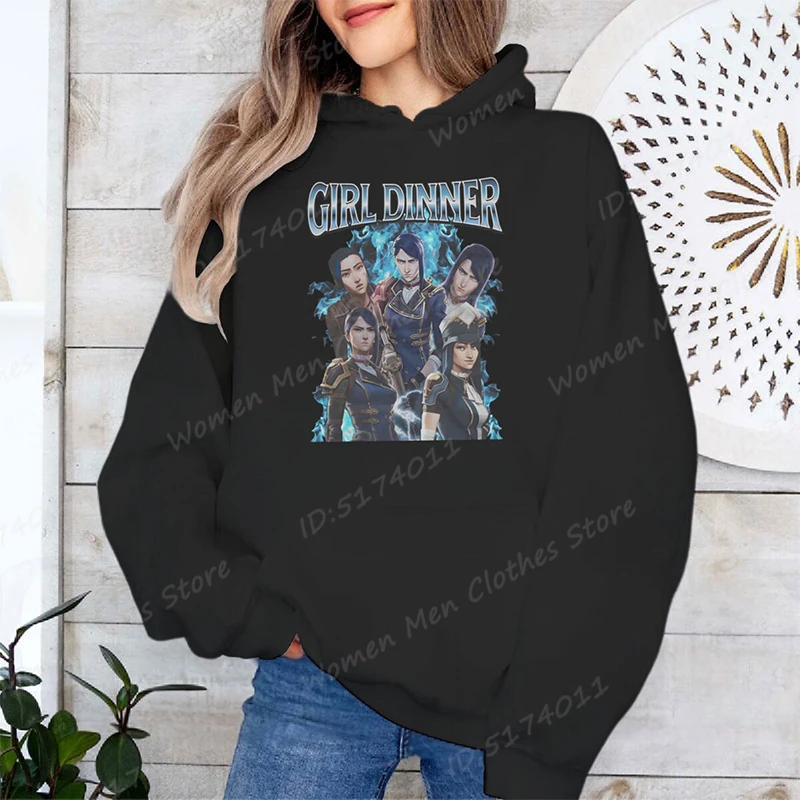 New Fashion Girl Dinner Graphic Hoodie Casual Loose Long Sleeve Hooded Sweatshirts Cool Pure Color Pullover Tops For Women & Men
New Fashion Girl Dinner Graphic Hoodie Casual Loose Long Sleeve Hooded Sweatshirts Cool Pure Color Pullover Tops For Women & Men