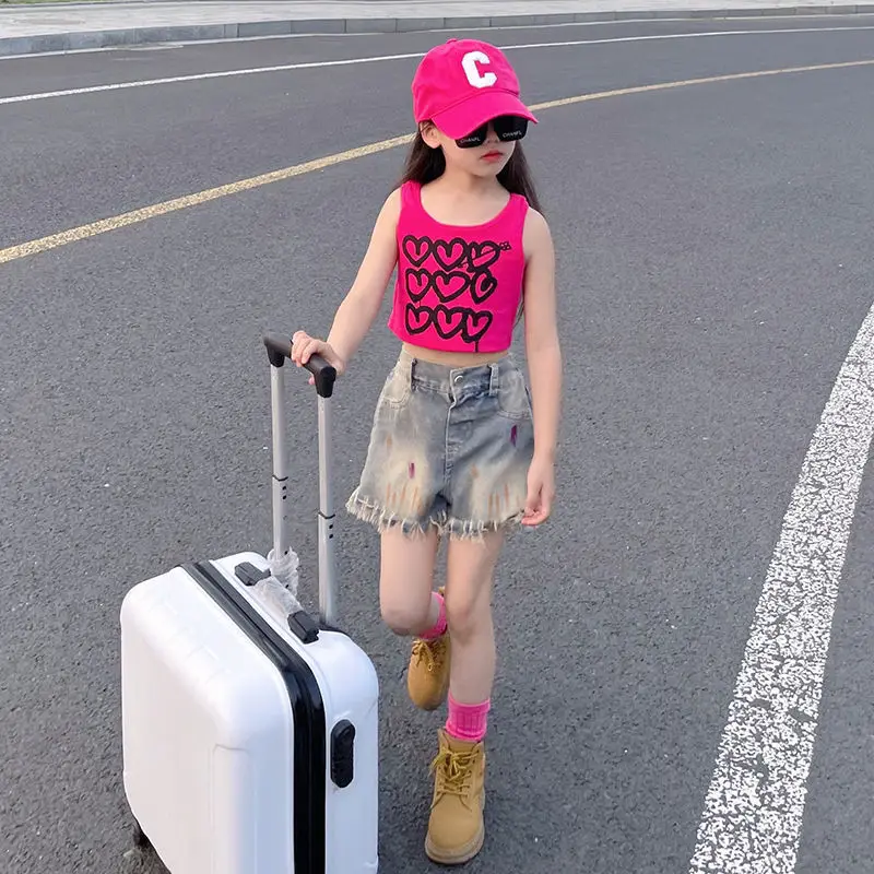 Girls From 8 To 14 Years Clothes 7 Year Old Girl Clothes Summer T-shirt Girls' Set Fashion Cotton Junior Top Bottom Outfit Sets
Girls From 8 To 14 Years Clothes 7 Year Old Girl Clothes Summer T-shirt Girls' Set Fashion Cotton Junior Top Bottom Outfit Sets