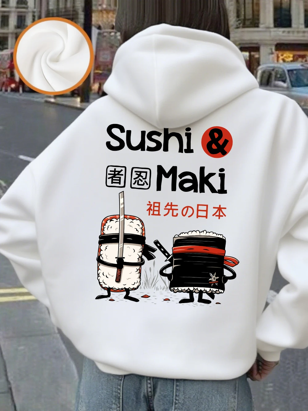 Японские толстовки с принтом суши маки, женские осенне-зимние флисовые теплые толстовки, базовый пуловер с карманами, повседневная свободная женская одежда
Японские толстовки с принтом суши маки, женские осенне-зимние флисовые теплые толстовки, базовый пуловер с карманами, повседневная свободная женская одежда