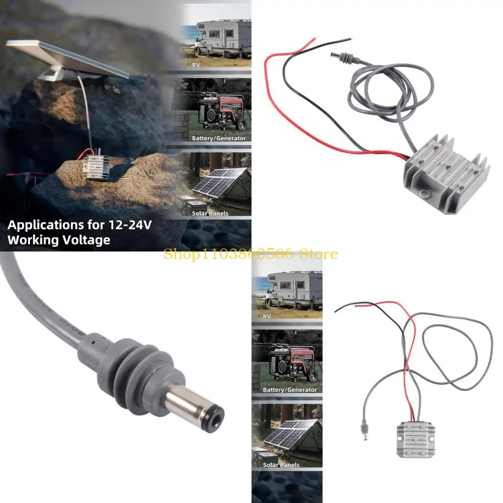 242A Aluminum Alloy Waterproof Voltage Regulator Booster Adapter 9V-28V To 30V 3.5A For Outdoor Truck Marine Vehicles Camping
242A Aluminum Alloy Waterproof Voltage Regulator Booster Adapter 9V-28V To 30V 3.5A For Outdoor Truck Marine Vehicles Camping