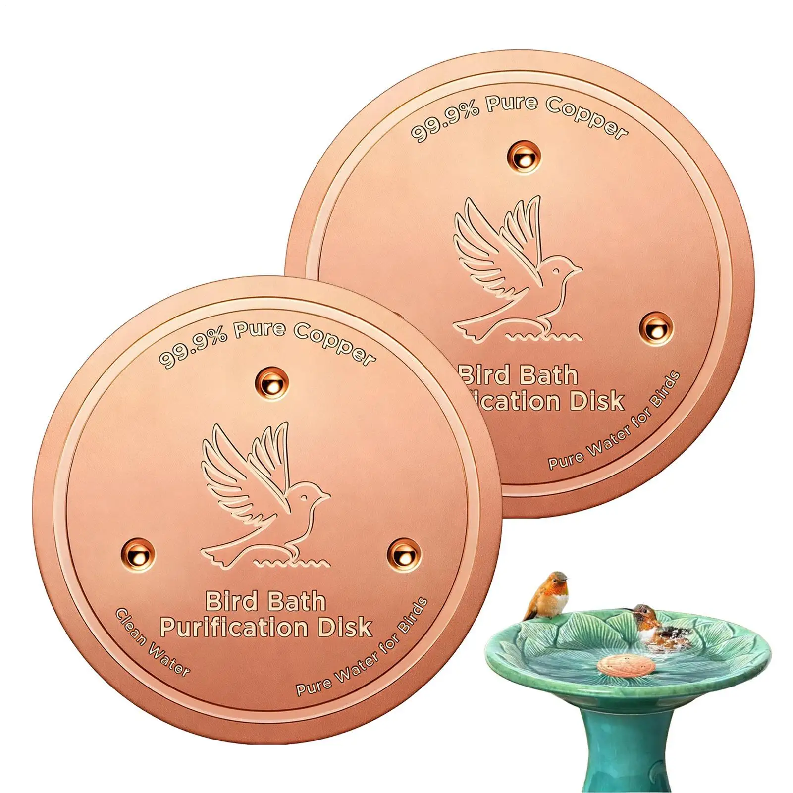 Bird Baths Copper Disk Safe Clean Water Pet Fountain Part Bird Baths Bowls Copper Cleaning Tray For Sparrow Parakeet Lovebird
Bird Baths Copper Disk Safe Clean Water Pet Fountain Part Bird Baths Bowls Copper Cleaning Tray For Sparrow Parakeet Lovebird