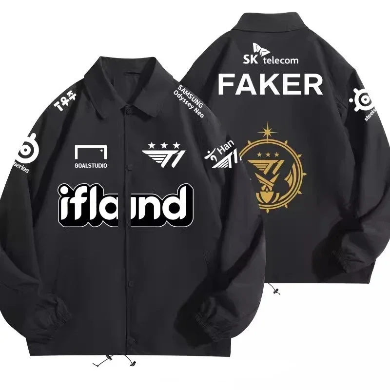 STOCK Game LOL Team SKT T1 Players S13 World Champion Uniform Faker Same Jacket Настраиваемые размеры M-4XL 2023, новинка
STOCK Game LOL Team SKT T1 Players S13 World Champion Uniform Faker Same Jacket Настраиваемые размеры M-4XL 2023, новинка