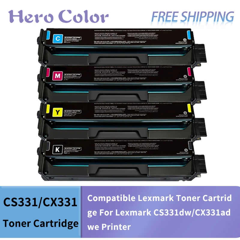Картридж с тонером Lexmark CS331dw/CX331adwe для принтера Lexmark, совместимый с 20N5HK0 20N5HC0 20N5HM0 20N5HY0, 1 комплект
Картридж с тонером Lexmark CS331dw/CX331adwe для принтера Lexmark, совместимый с 20N5HK0 20N5HC0 20N5HM0 20N5HY0, 1 комплект